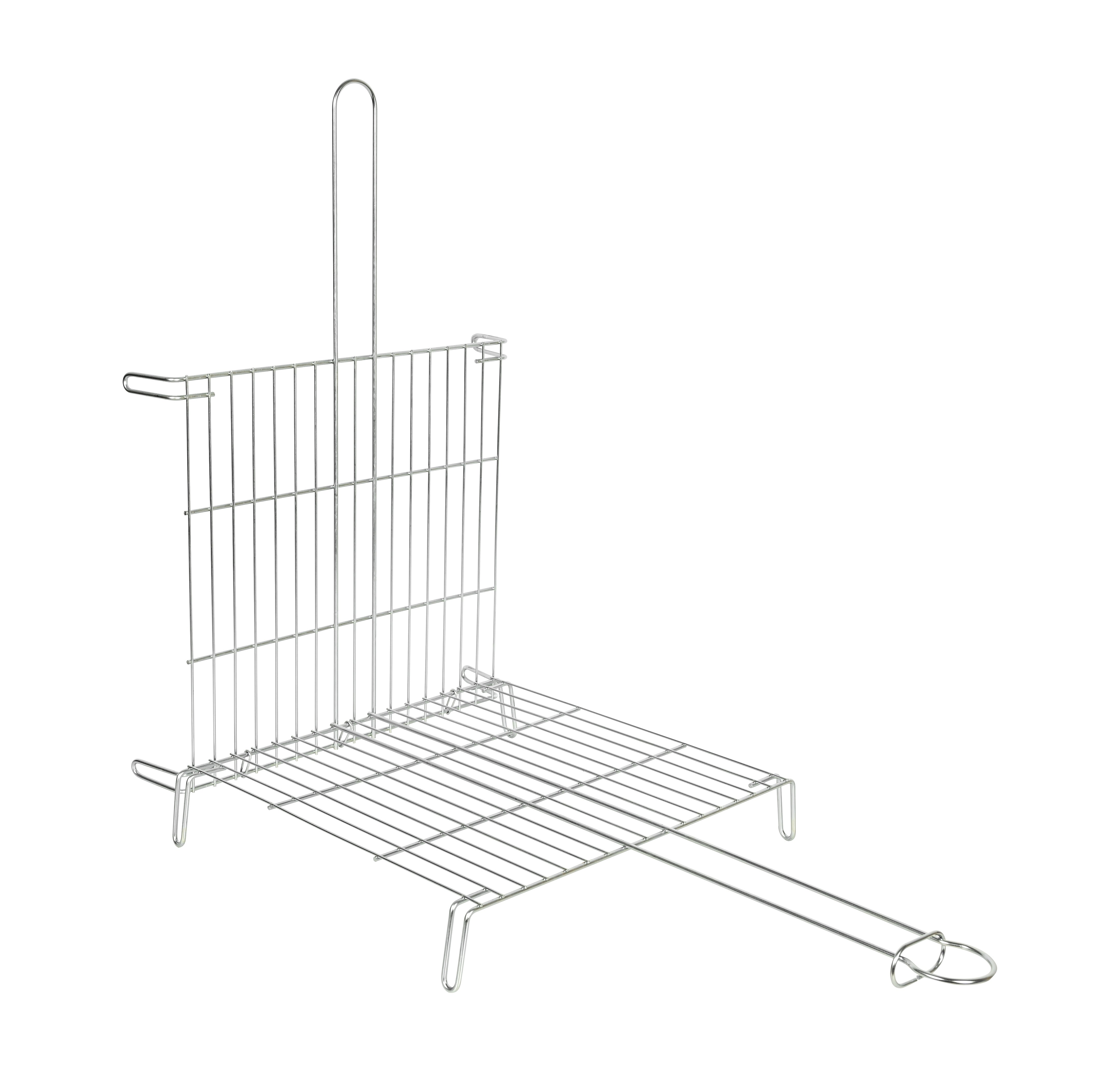 Parrilla doble de acero 40x2.7x40 cm - 5