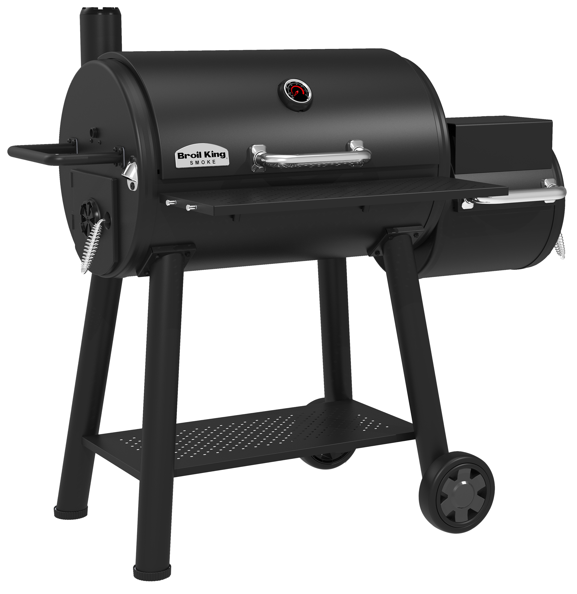 Ahumador broil king offset smoker xl de acero lacado para 12 personas