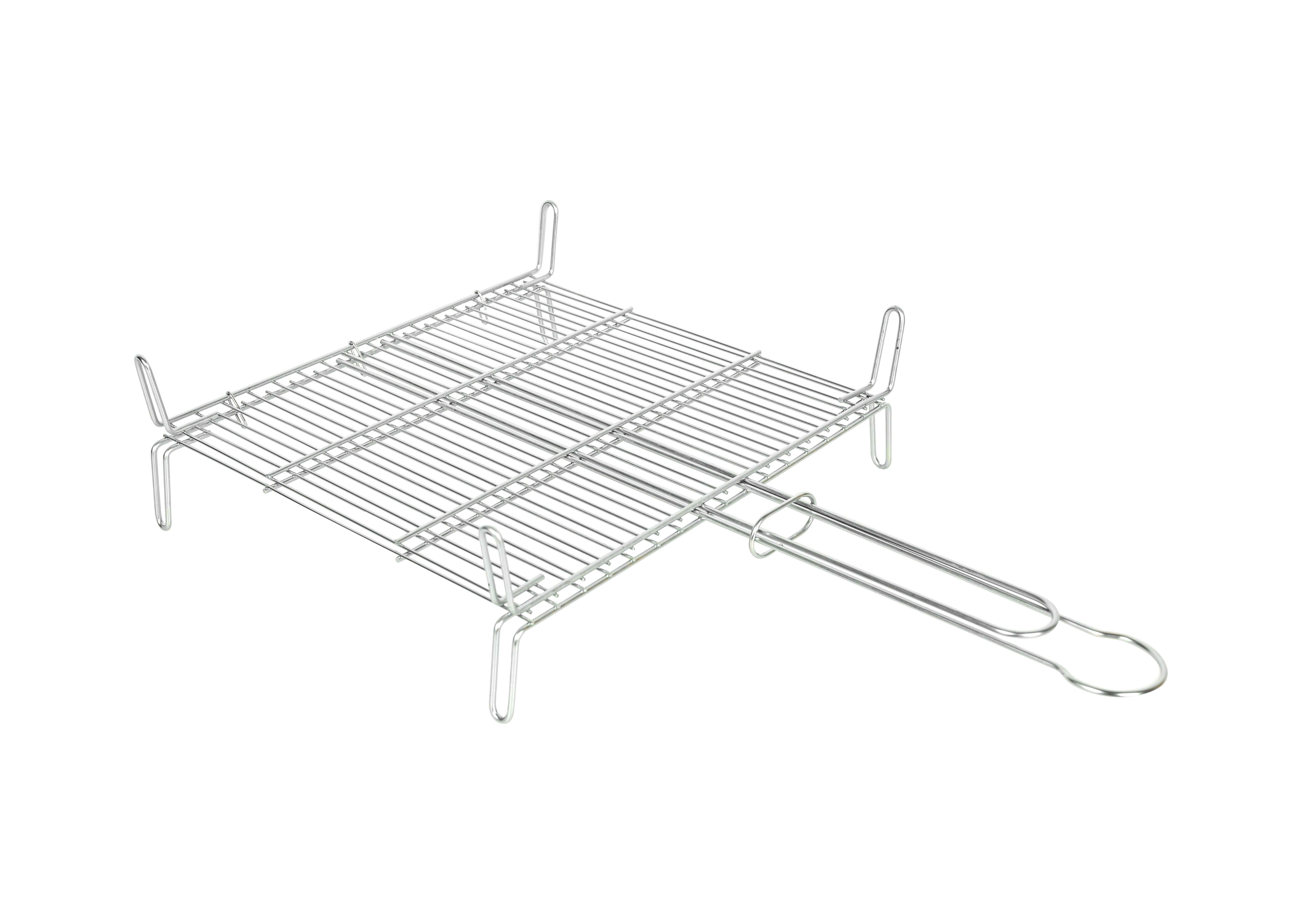 Parrilla doble de acero 40x2.7x40 cm - 4