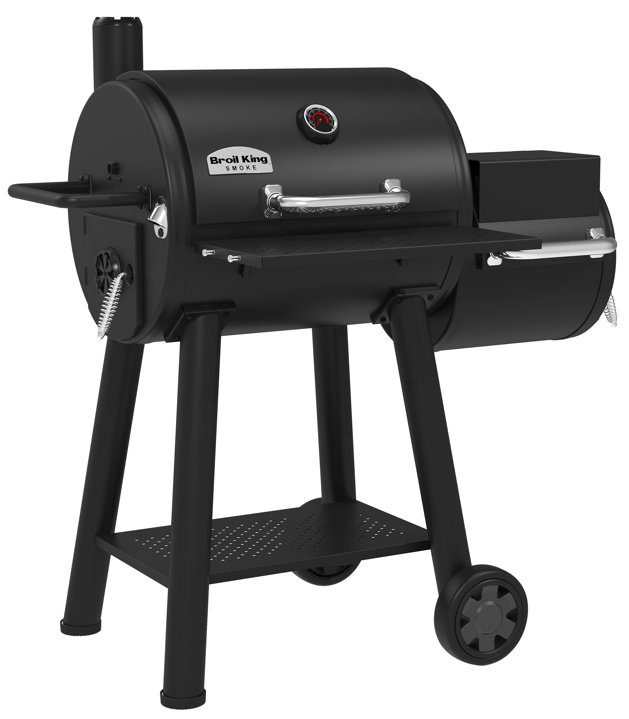 Barbacoa ahumador de carbón y leña broil king regal offset 400