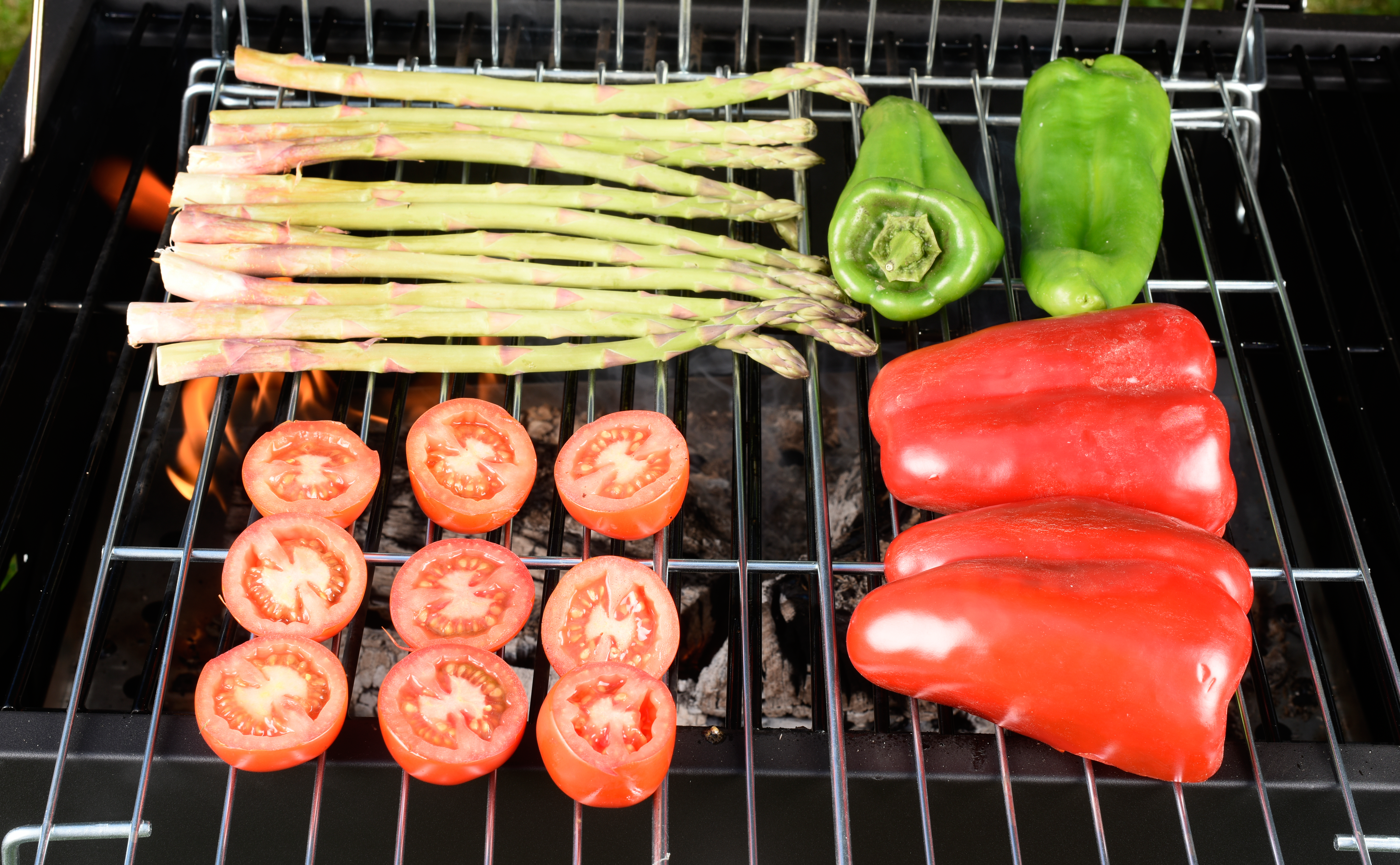 Parrilla doble de acero 40x2.7x40 cm - 8