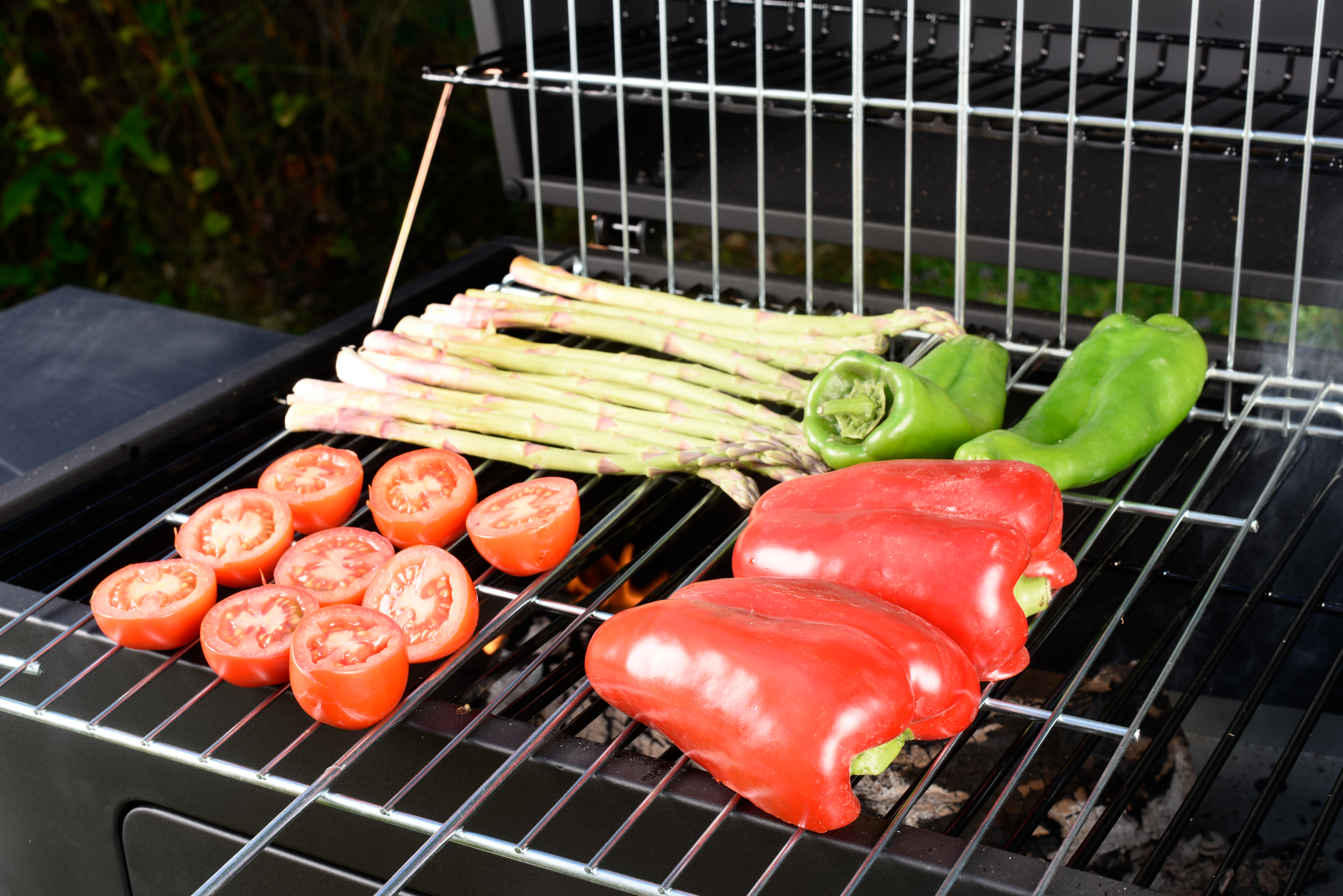 Parrilla doble de acero 40x2.7x40 cm - 7