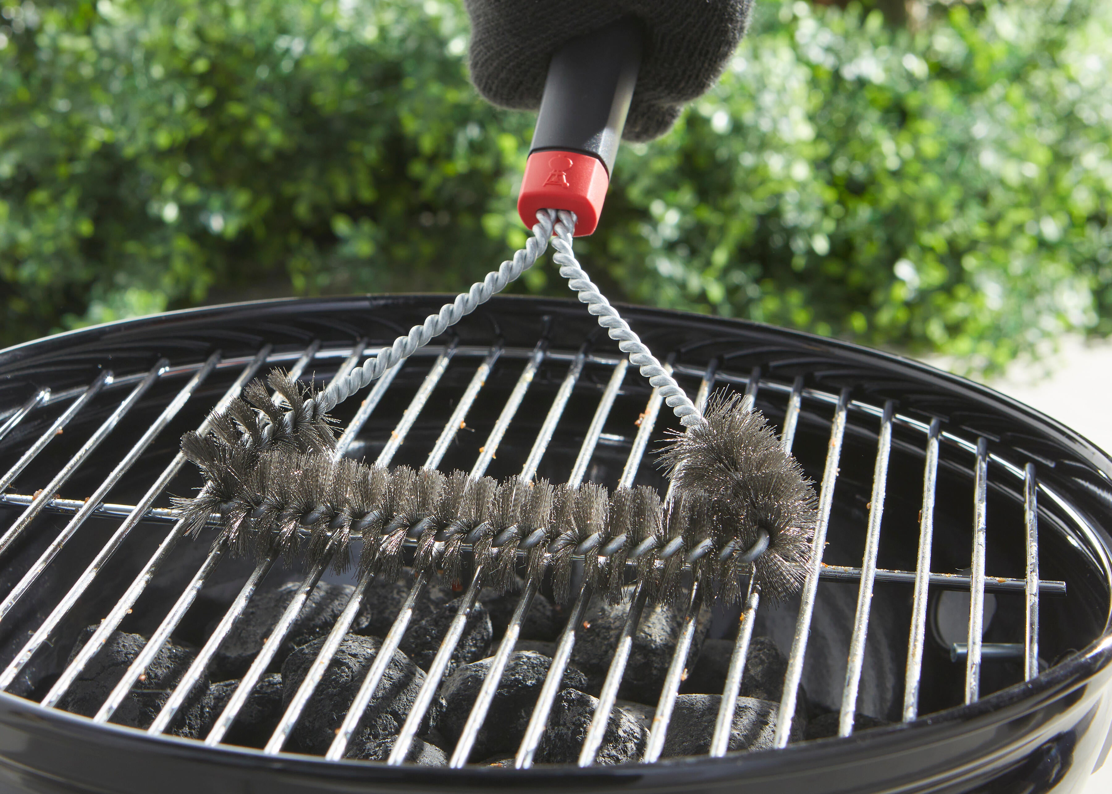 Spazzola per barbecue WEBER  piccola acciaio 30 cm - 10