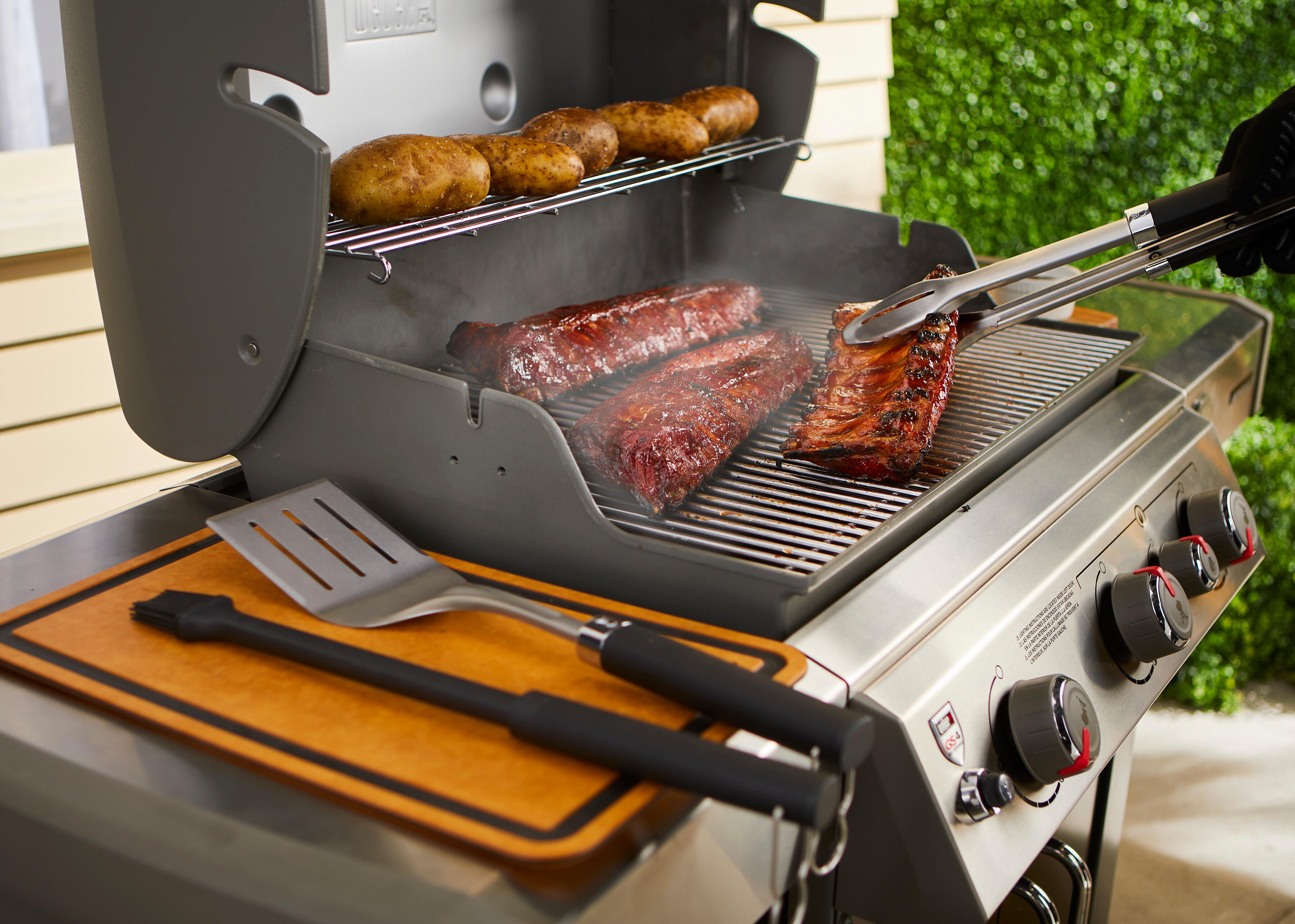 Pinza per barbecue in acciaio WEBER Kit 3 accessori Precision L 27 x L 5.5 x H 58 cm - 5