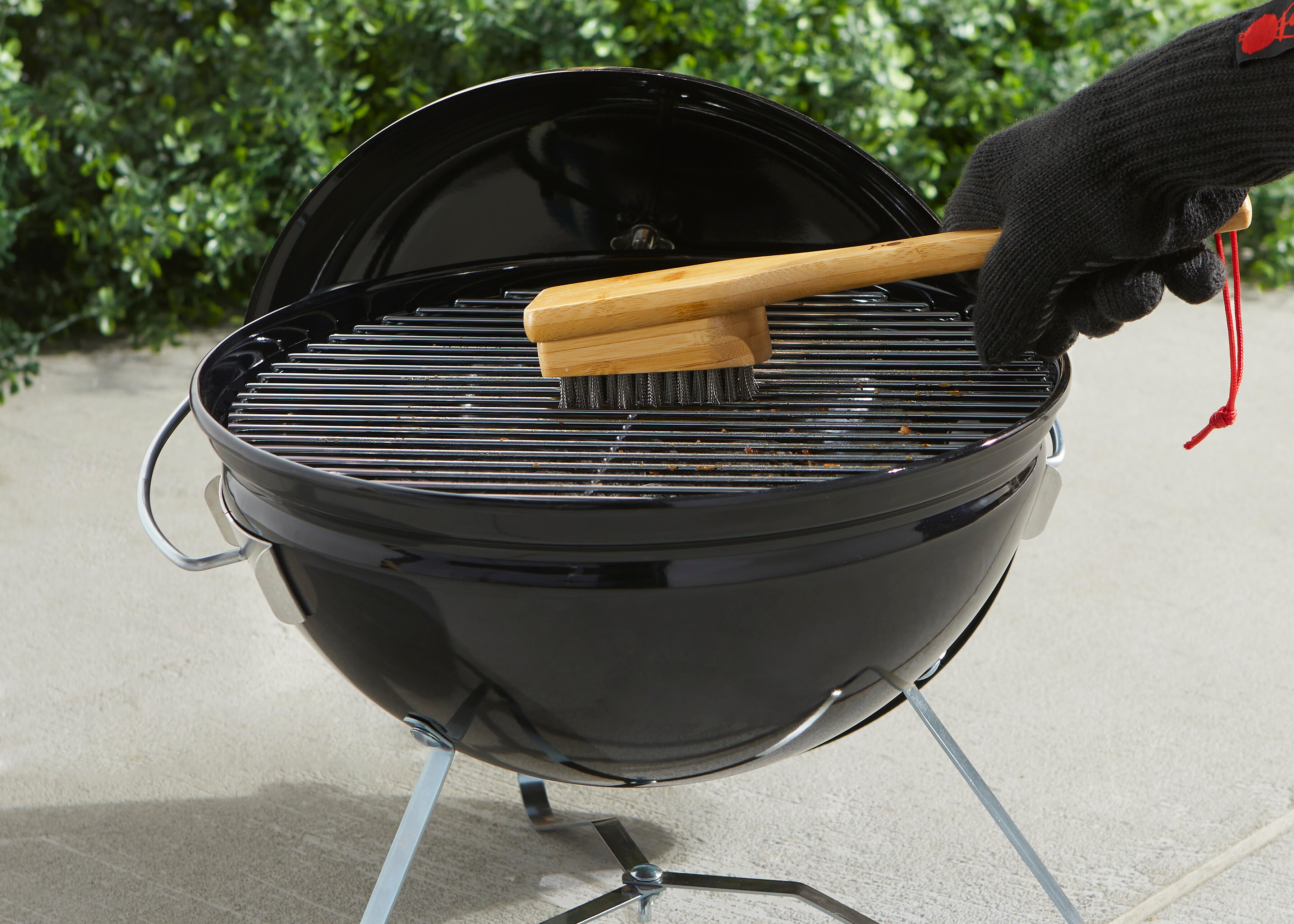 Spazzola per barbecue WEBER  piccola bamboo 30 cm - 4