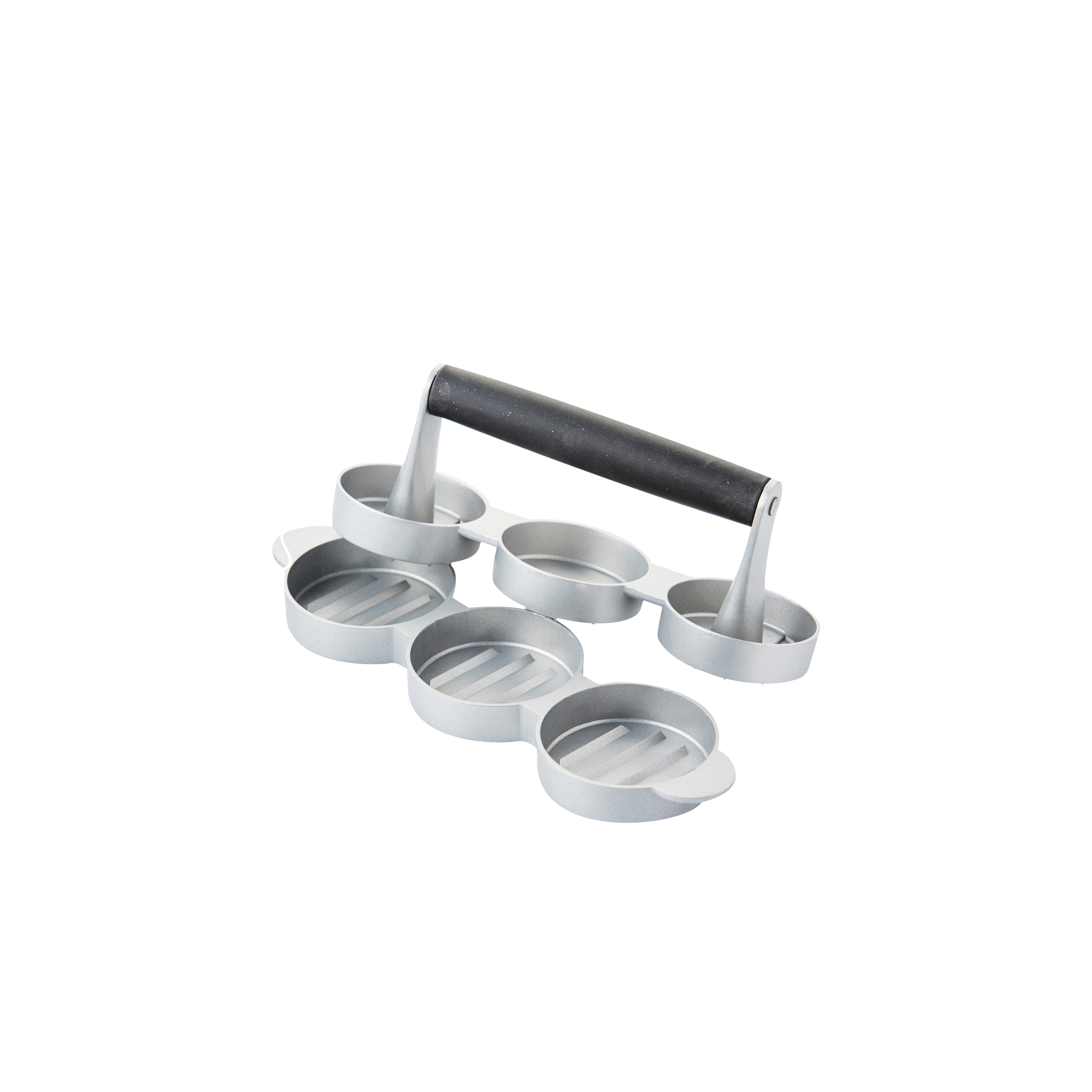 Prensa para hamburguesas de aluminio de 6,8 cm