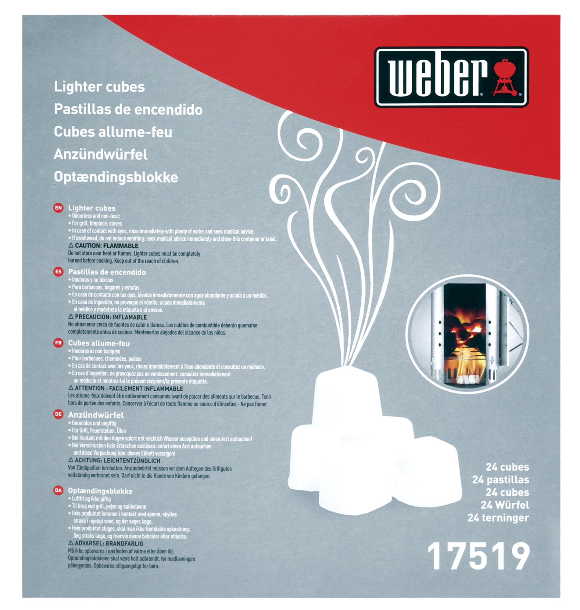 Acendalhas PACK 22 WEBER - 2