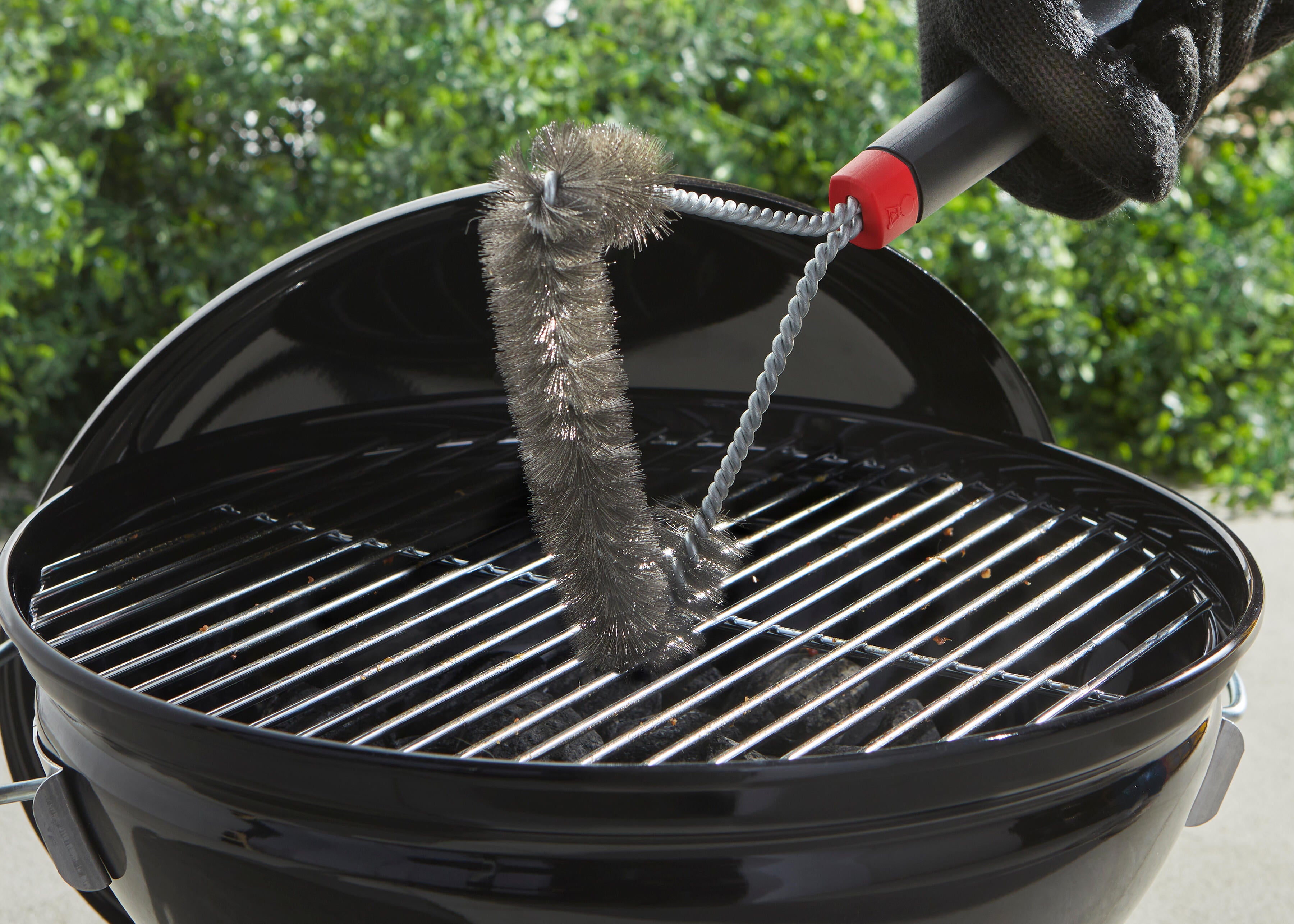 Spazzola per barbecue WEBER  piccola acciaio 30 cm - 4