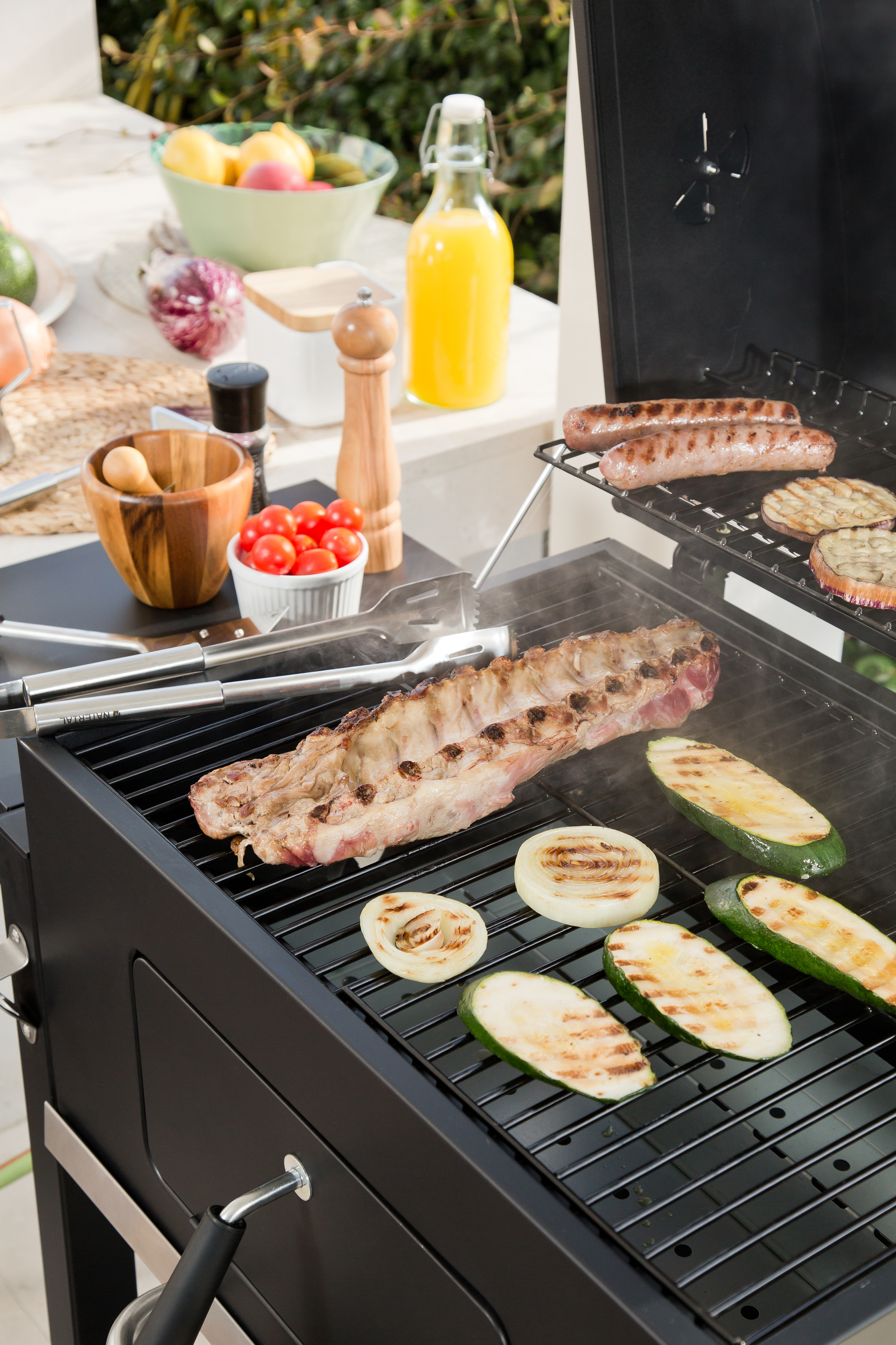 Barbacoa NATERIAL Centaurus Beta para carbón recomendado para 6-10 personas - 17