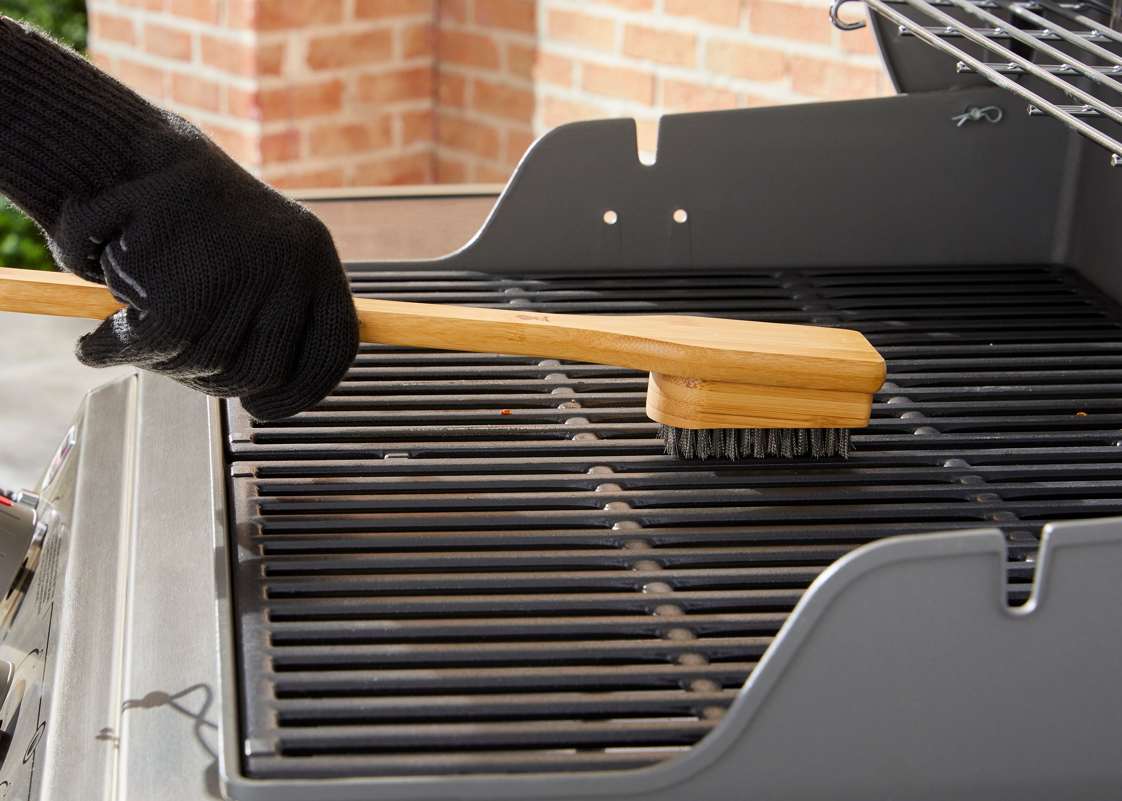 Spazzola per barbecue WEBER  Bamboo grande 46 CM - 2