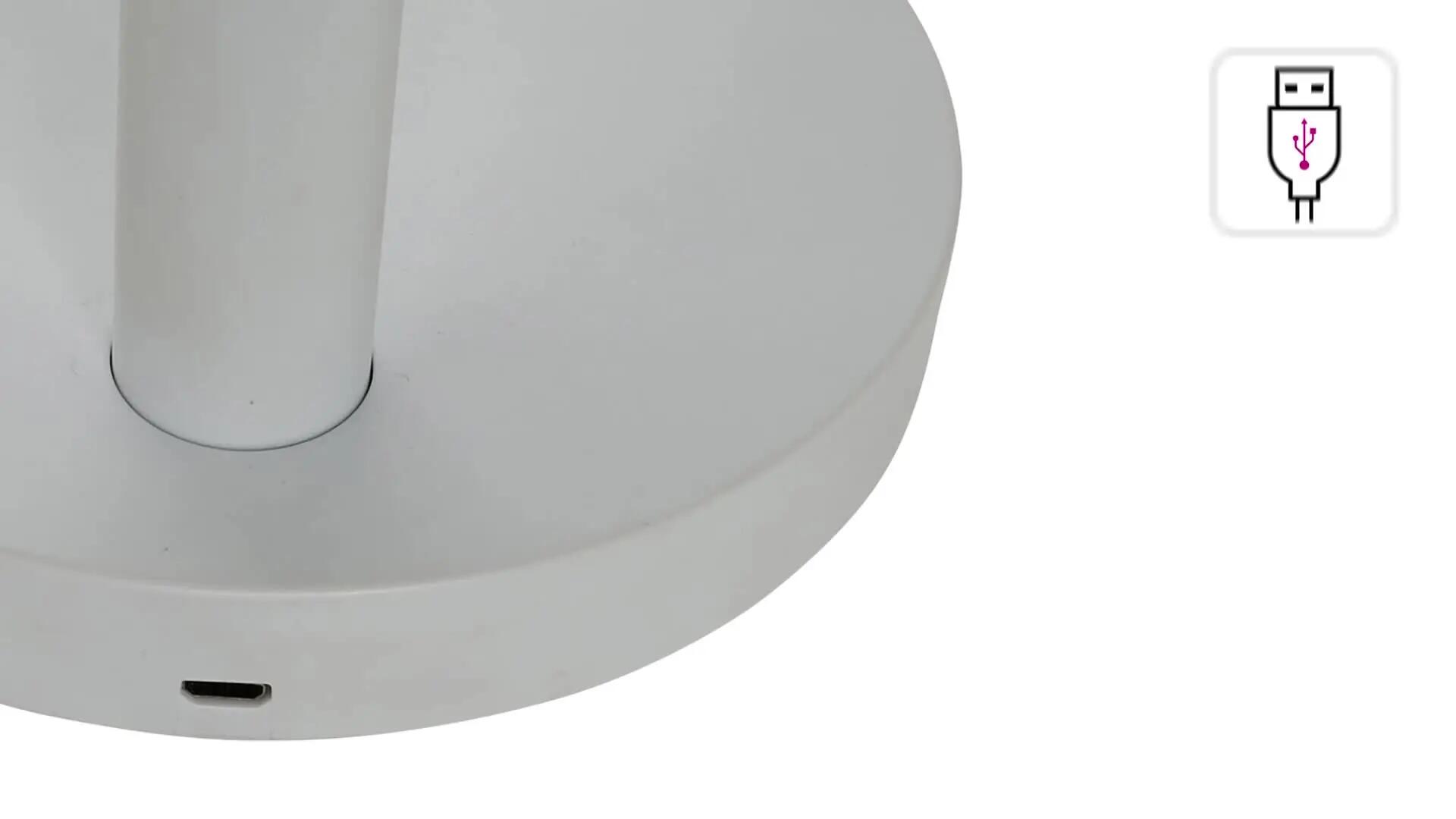 Ventoinha de mesa Equation USB 4 velocidades 17cm 6,5W branco - 4