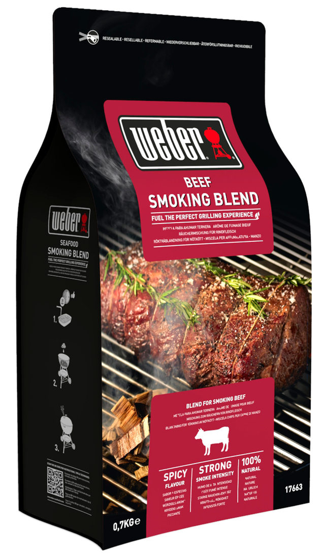 Astillas de ahumar para vacuno WEBER 700 gr