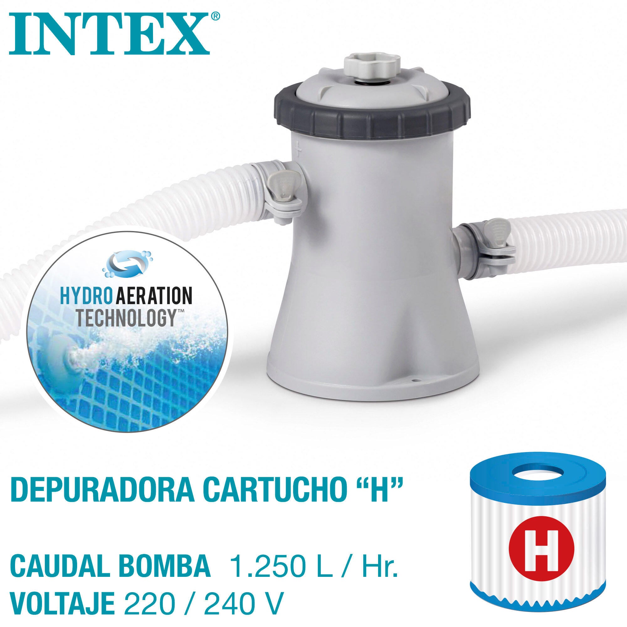 Piscina insuflável de pvc 305x61 cm redonda Intex - 3