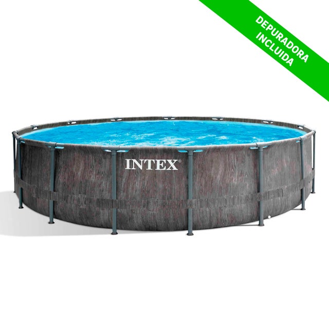 Kit Adattatore Pompa Intex Da 32mm A 38mm Con Tubo PVC E Anello - Per Piscine Fuori Terra
