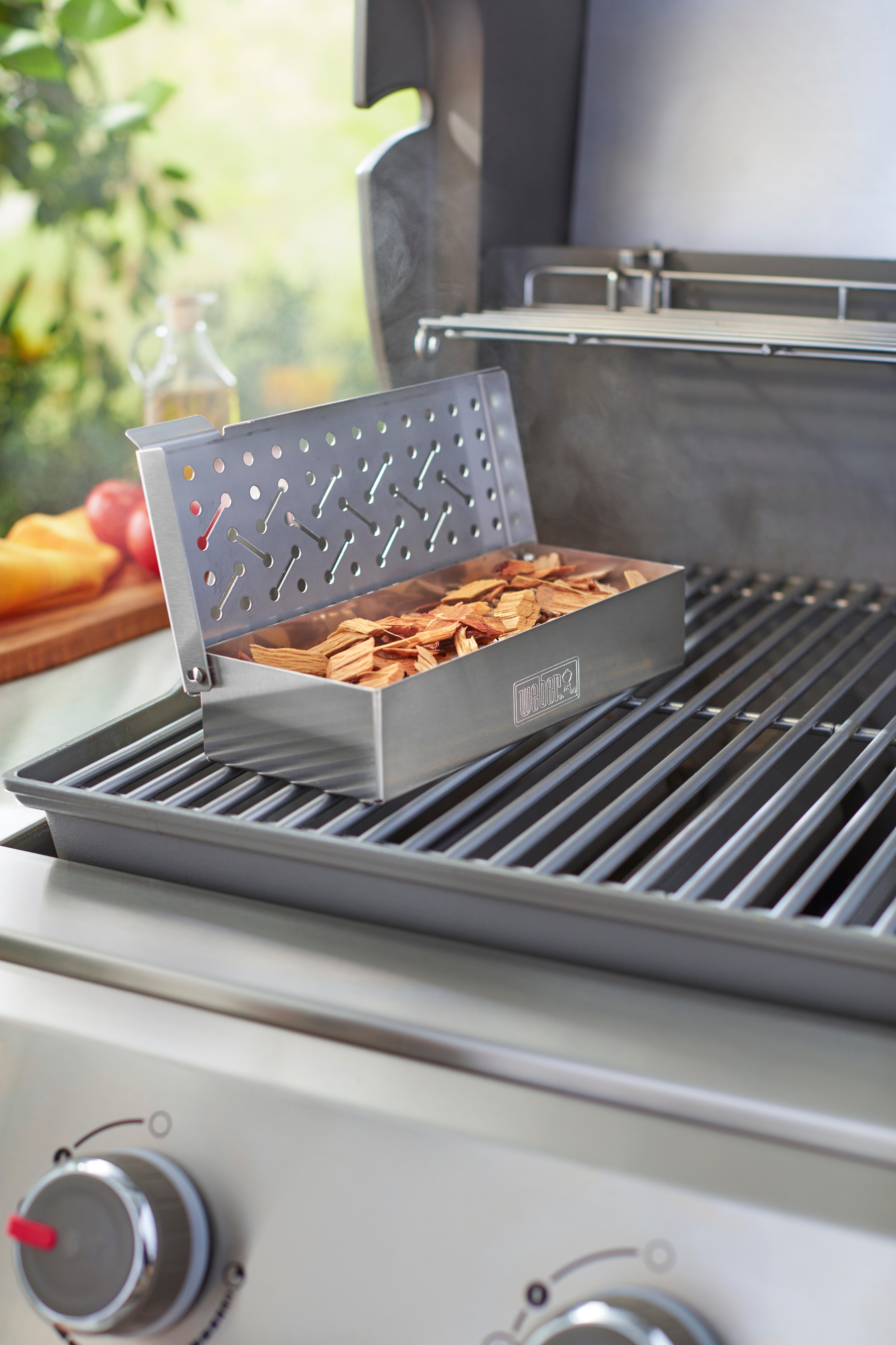 Box affumicatura in inox WEBER L 28.2 x L 6.5 x H 6.5 cm - 3
