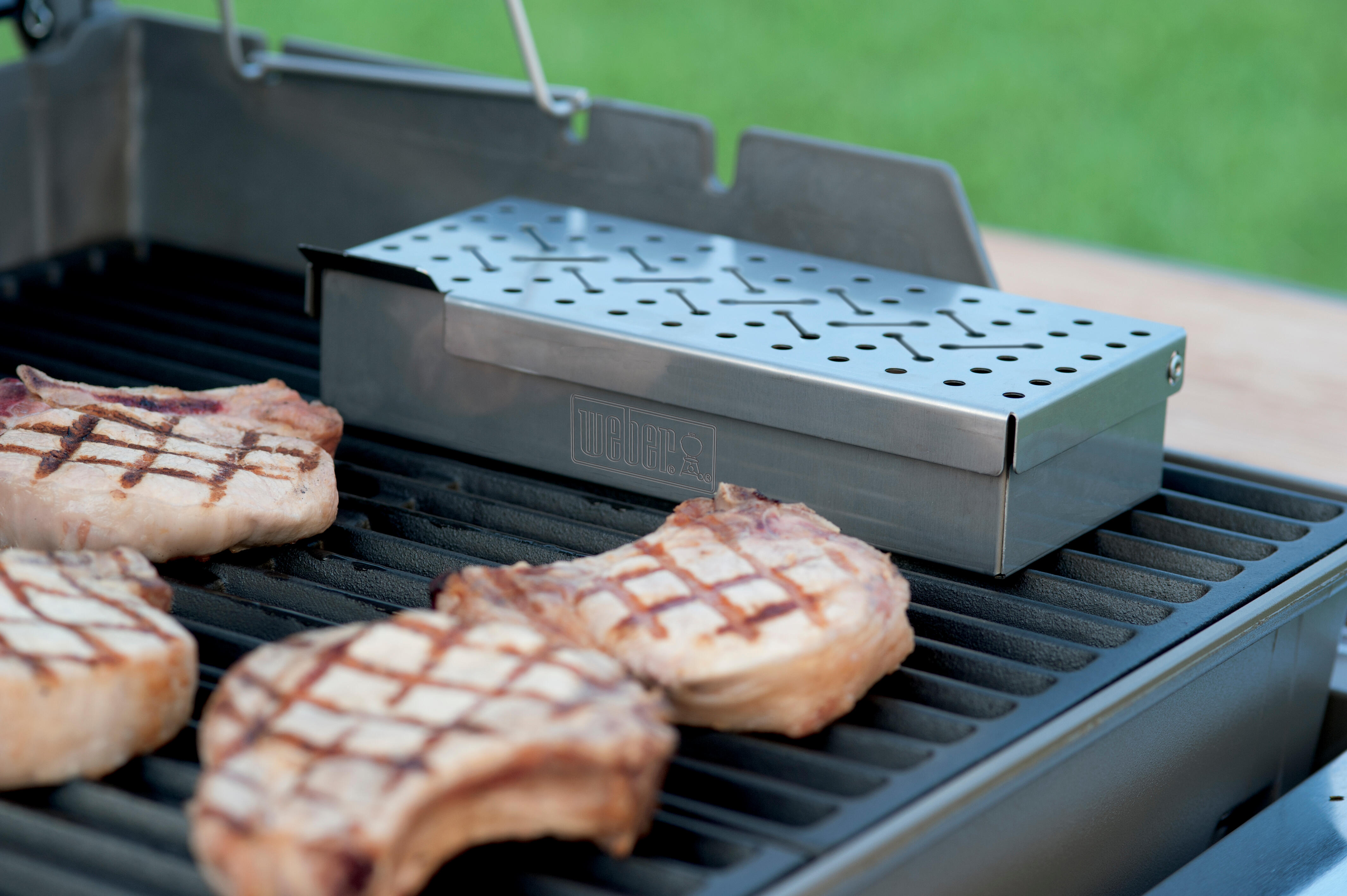 Box affumicatura in inox WEBER L 28.2 x L 6.5 x H 6.5 cm - 12