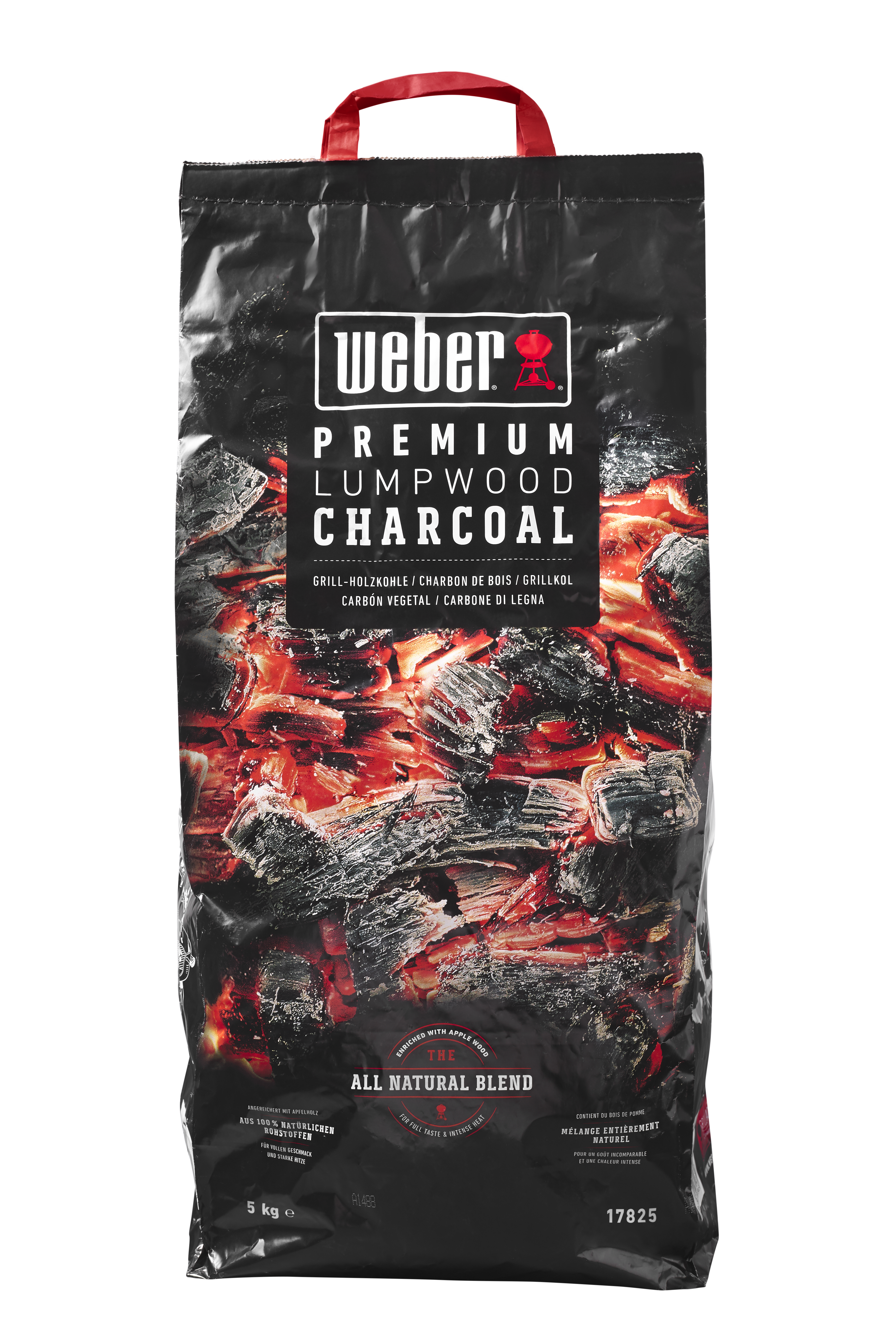 Carbón de leña para barbacoa weber 5 kg