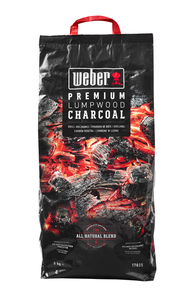 Carbón de leña para barbacoa WEBER 5 kg