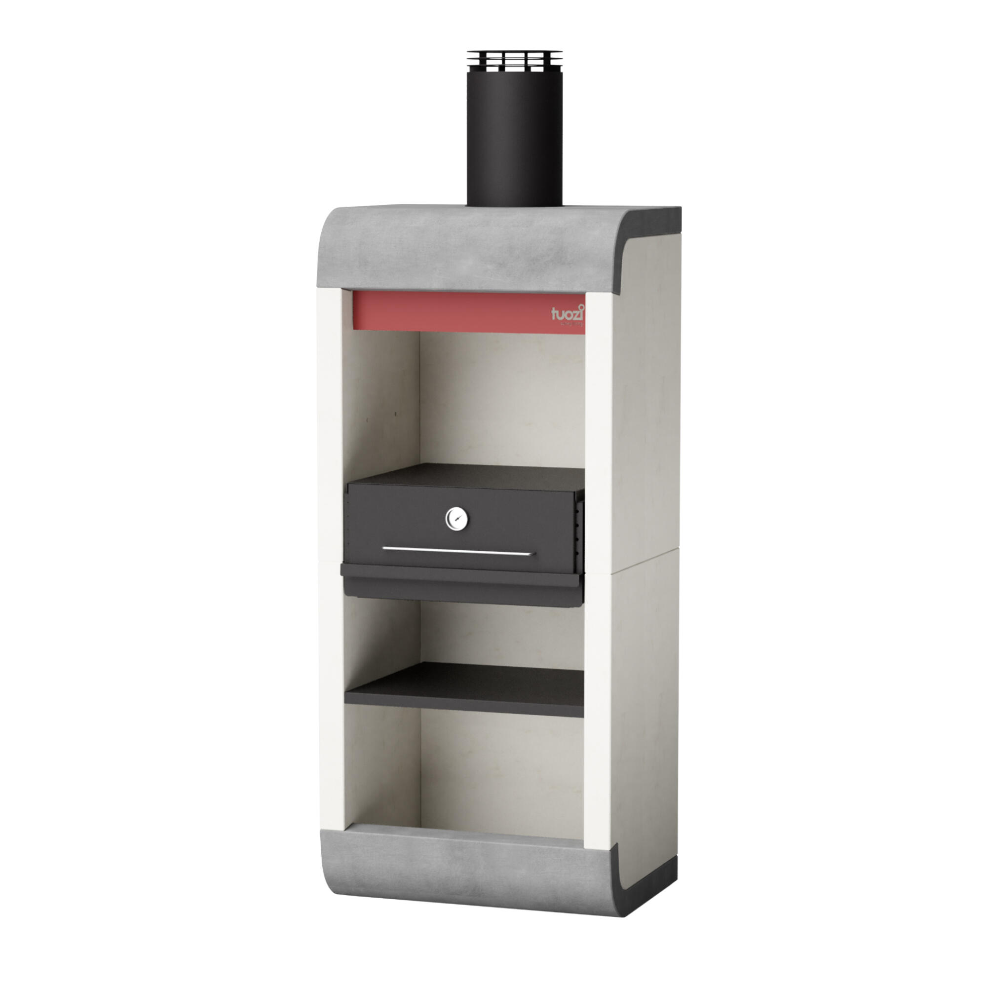 Barbacoa de obra tuozi hormigón madera y carbón sud recomendado para más de 10 personas