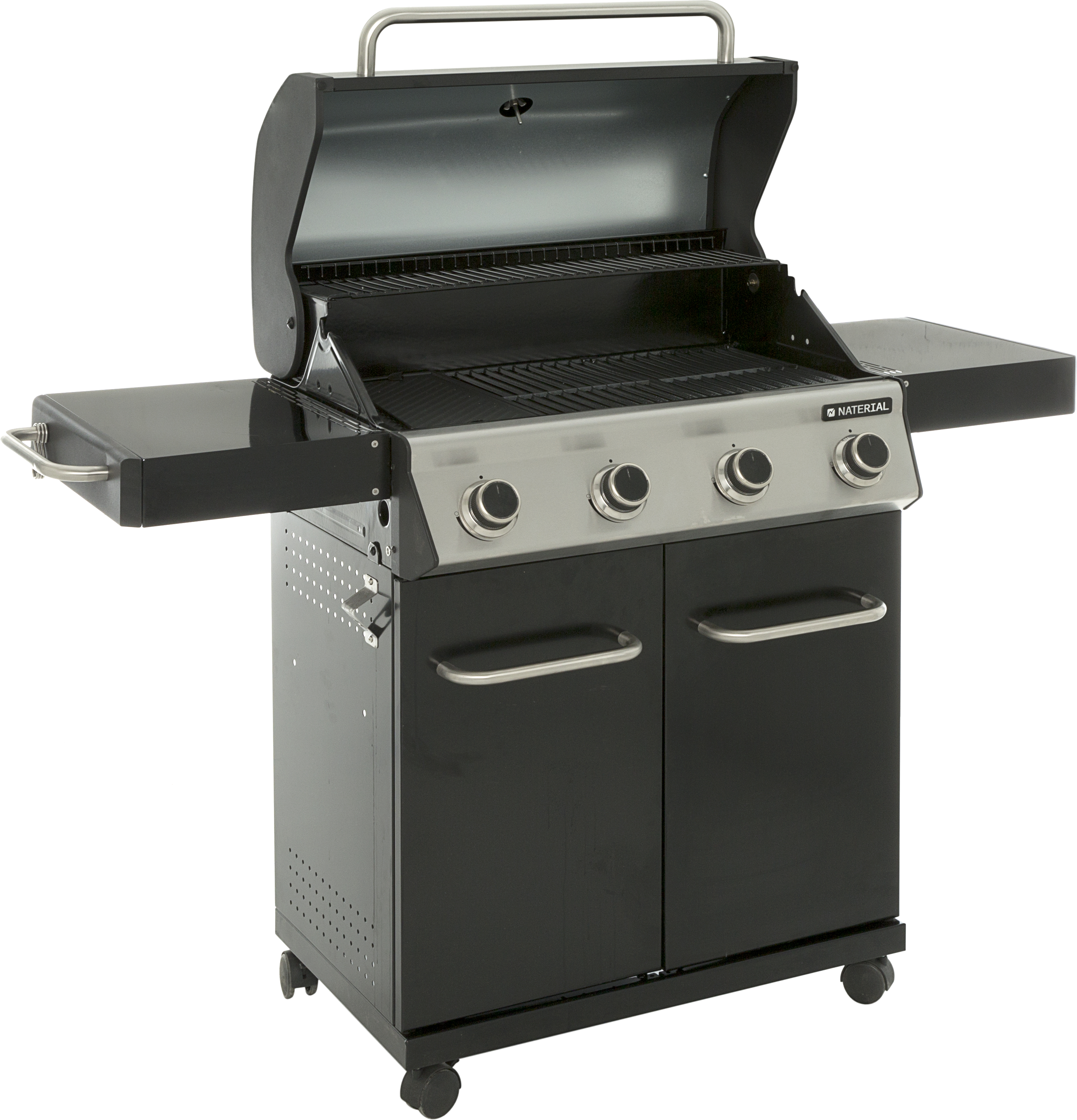 Barbacoa de gas naterial kenton de 4 quemadores y 14 kw de potencia