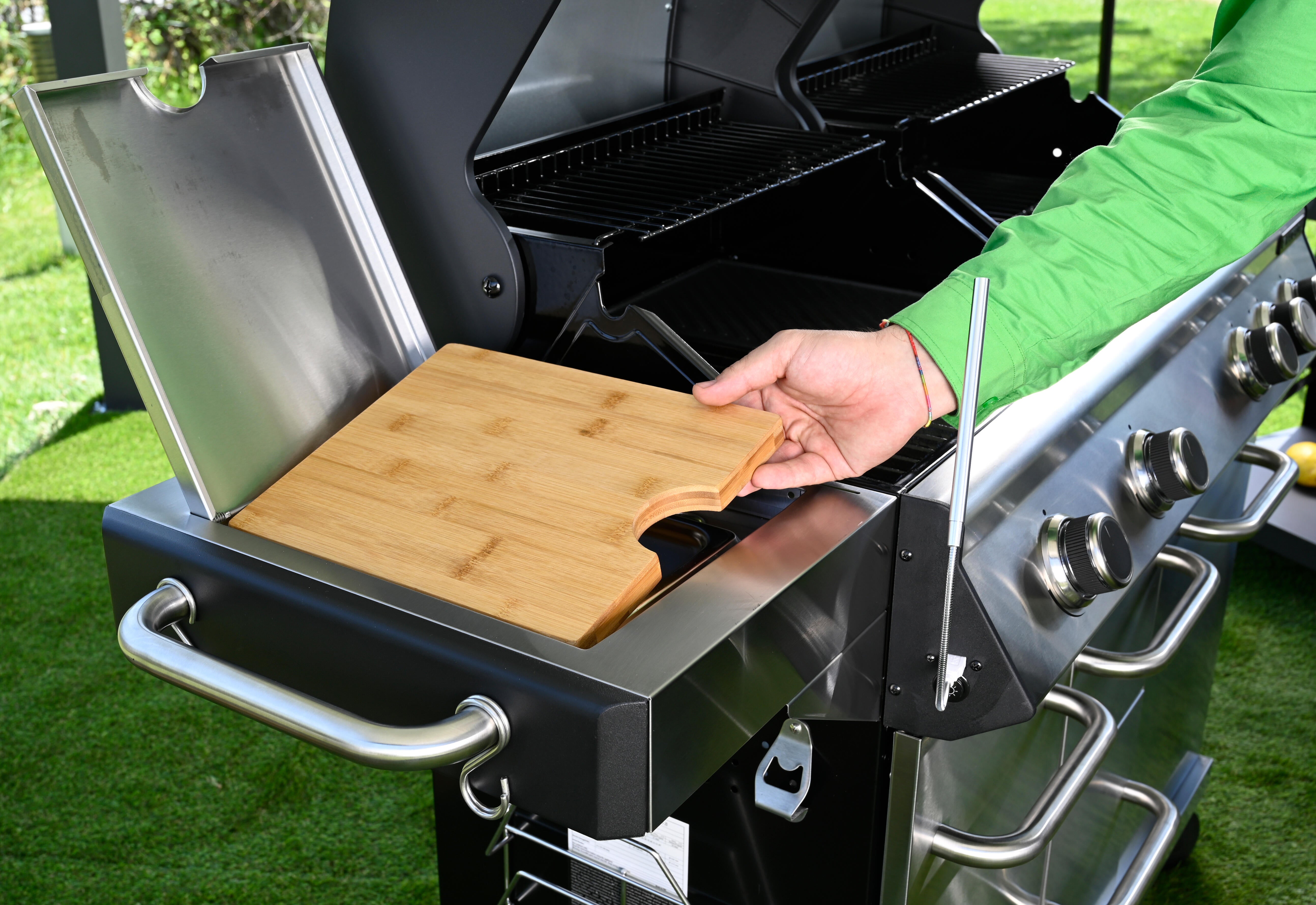 Barbecue a gas NATERIAL Hudson 3 bruciatori + 1 laterale extra - 5