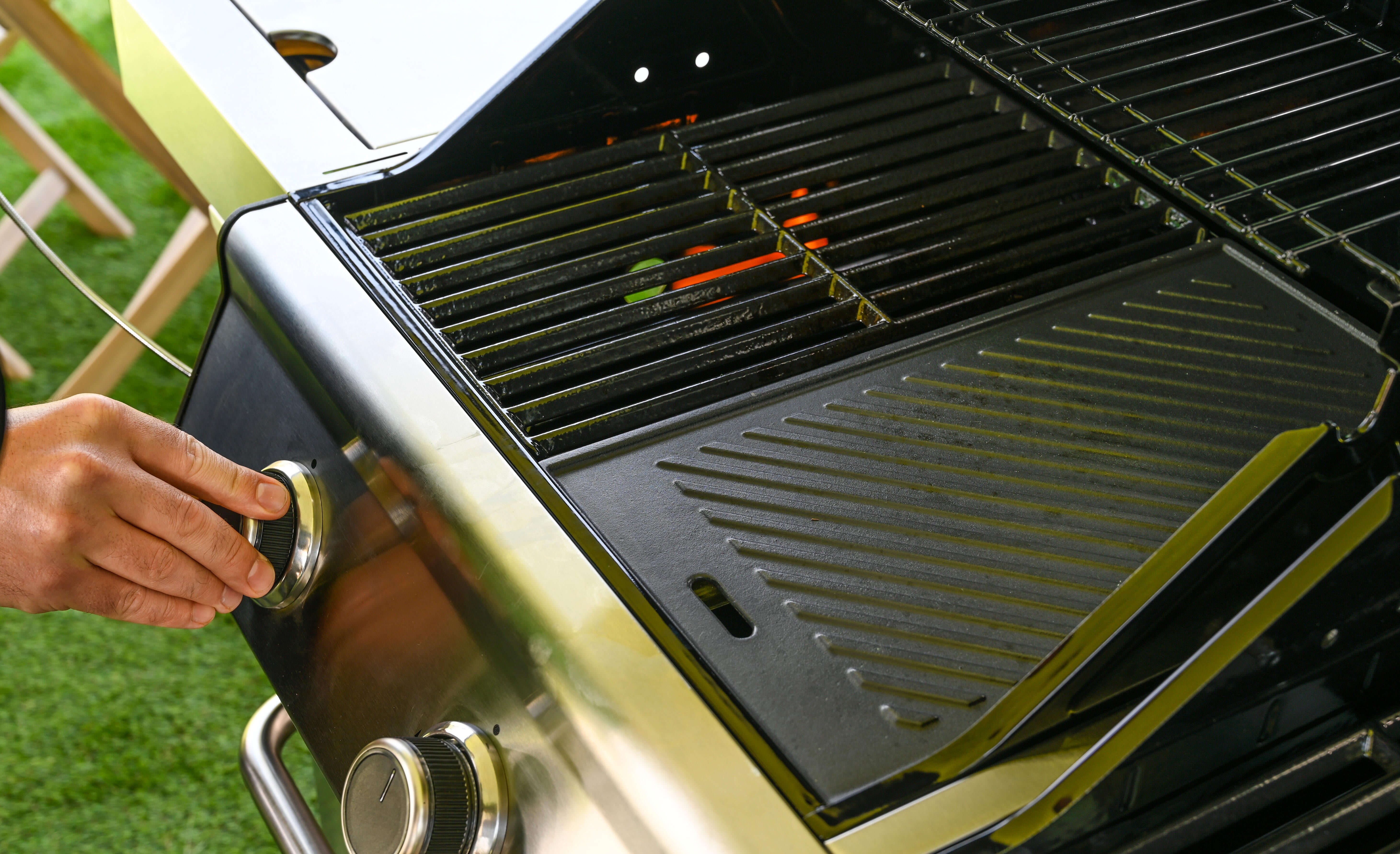 Barbecue a gas NATERIAL Hudson 3 bruciatori + 1 laterale extra - 21