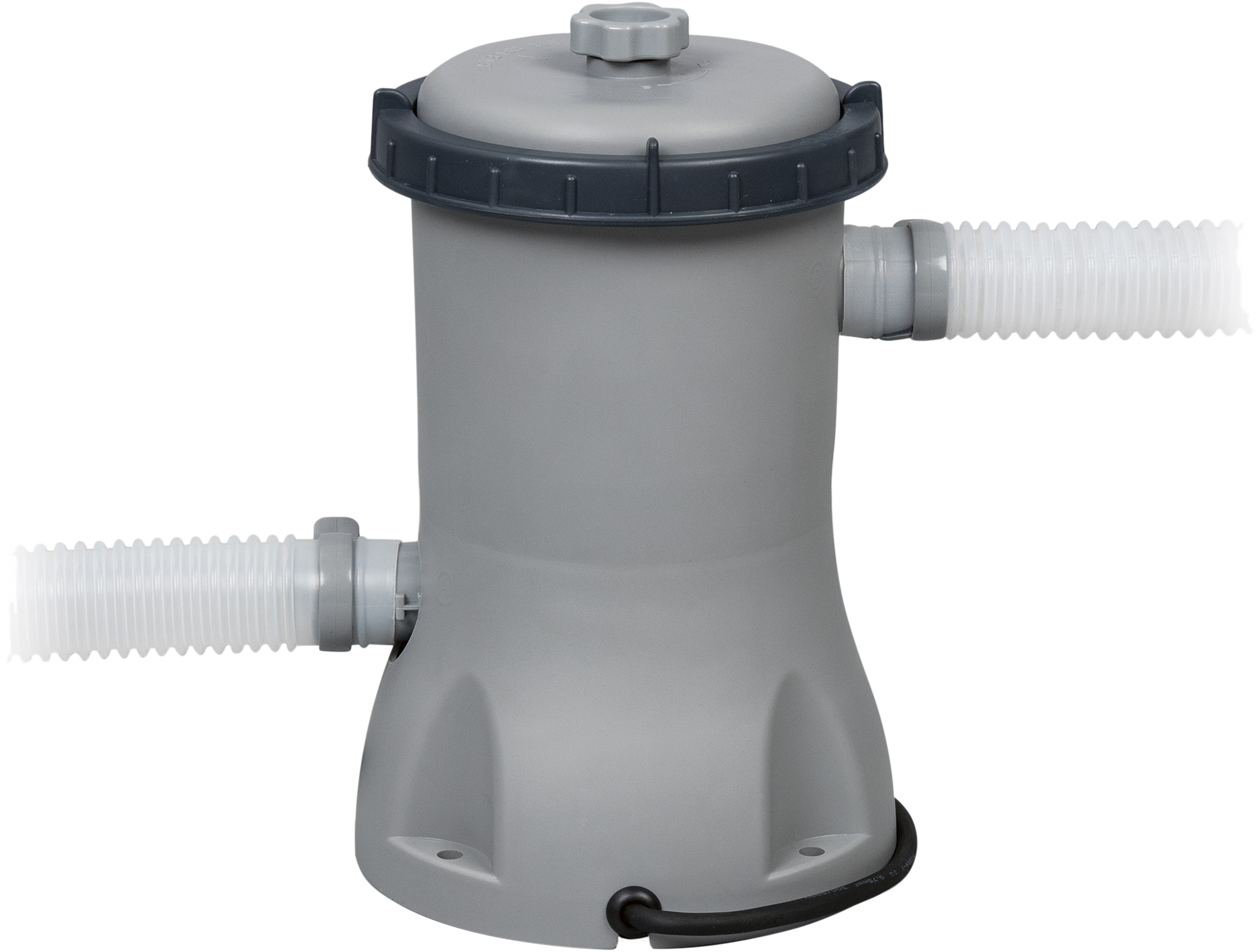 Piscina tubular de acero marrón redonda ø 3.66x1 m con depuradora de cartucho y escalera de seguridad BESTWAY - 4