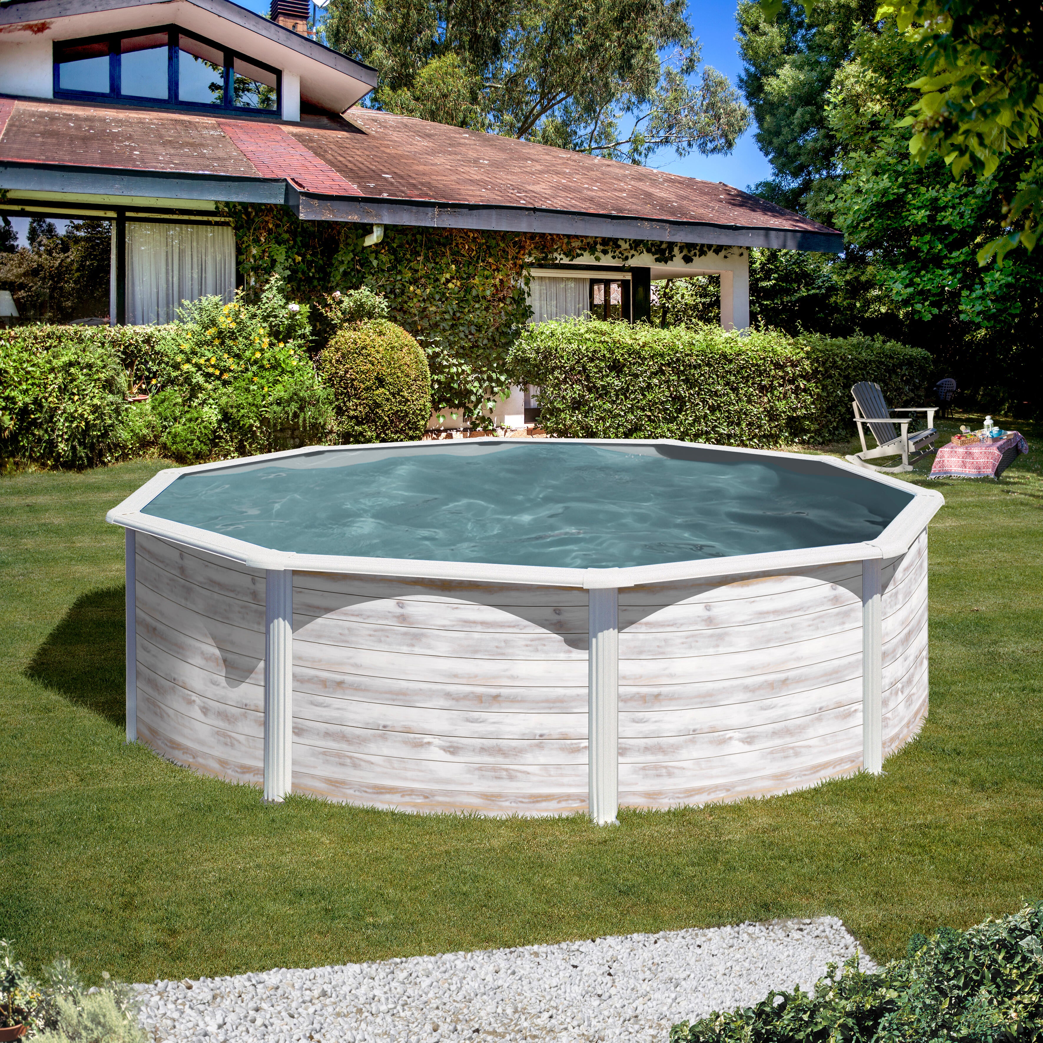 Piscina em aço GRÉ NORDIC D350X120CM - 10