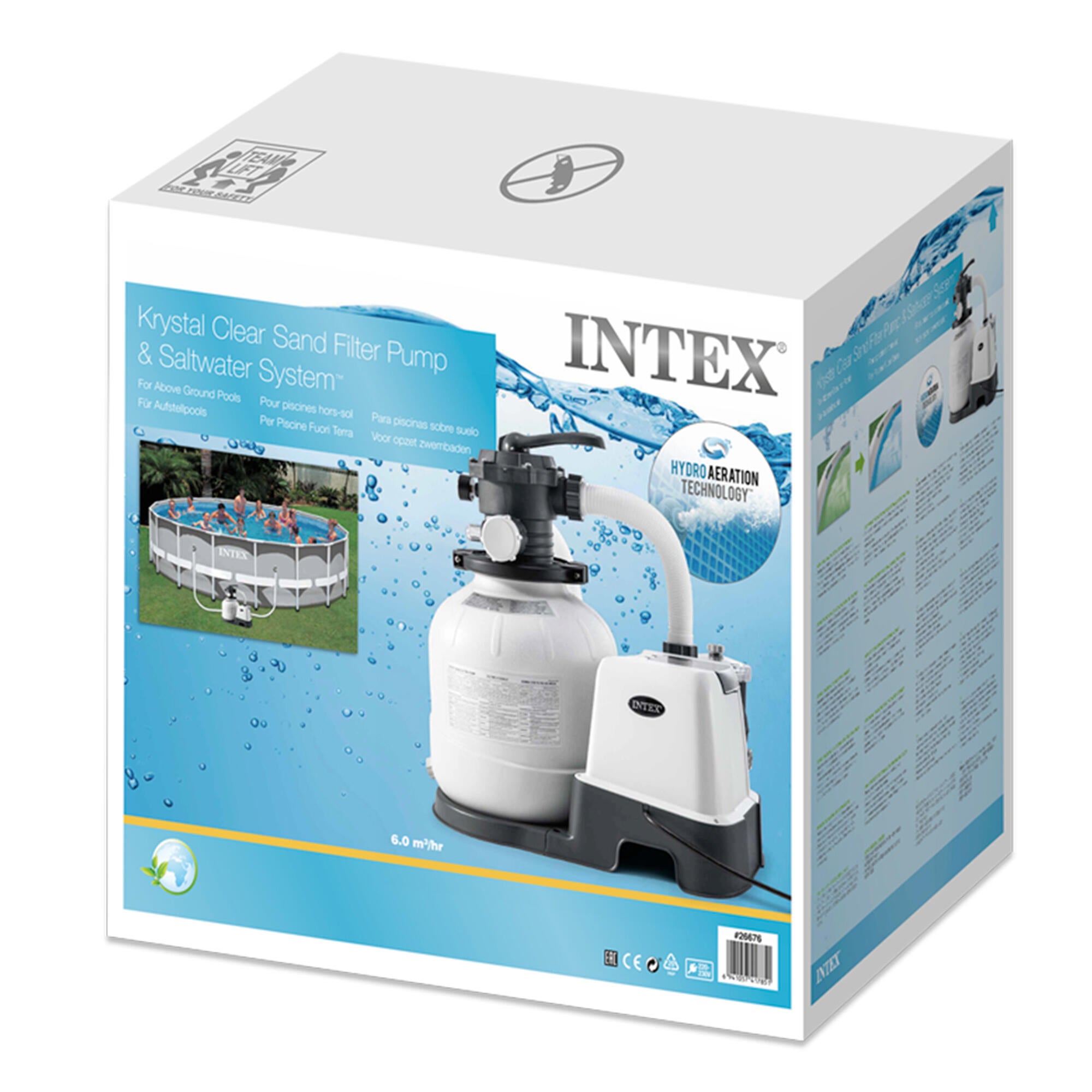Monobloco+clorador salino 32000L Intex - 10