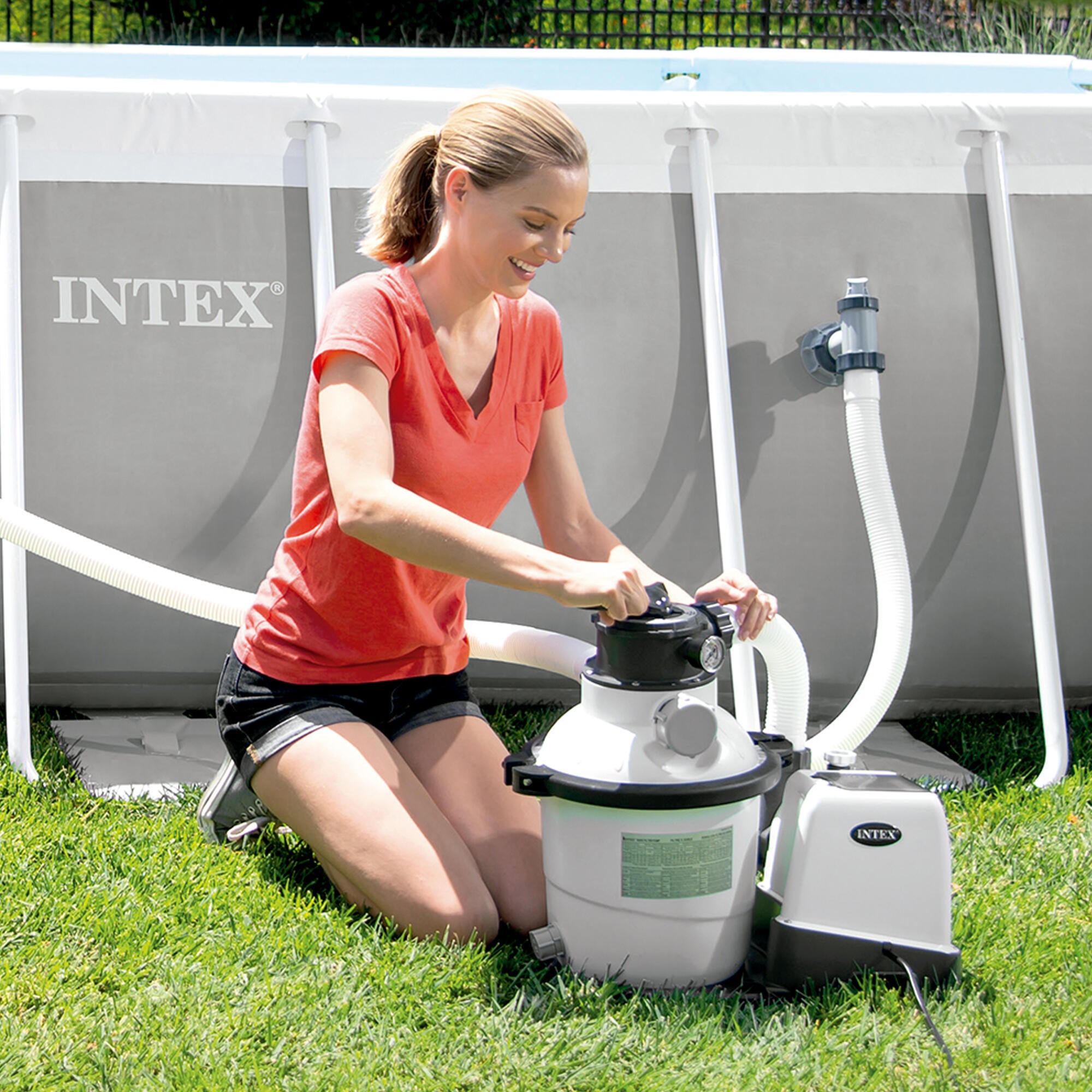 Monobloco+clorador salino 56800L Intex - 5