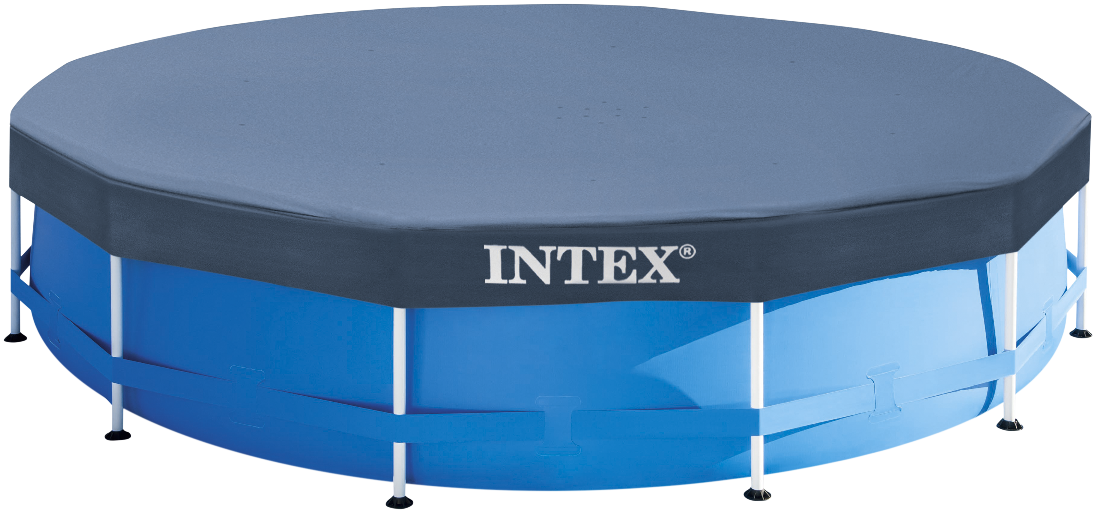 Cubierta de invierno redonda de PVC para piscina INTEX 366 cm - 3