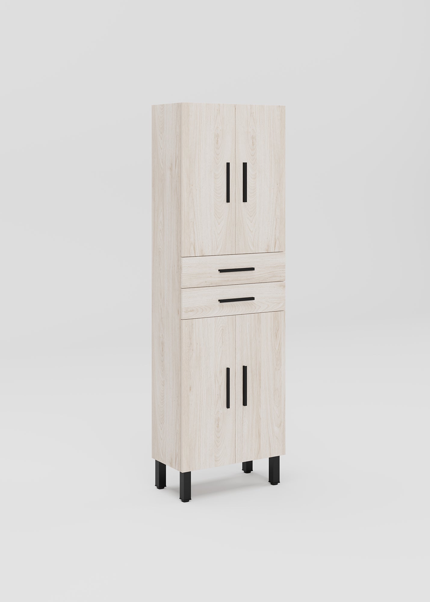 Columna de baño madrid marrón 60x185x30.5 cm