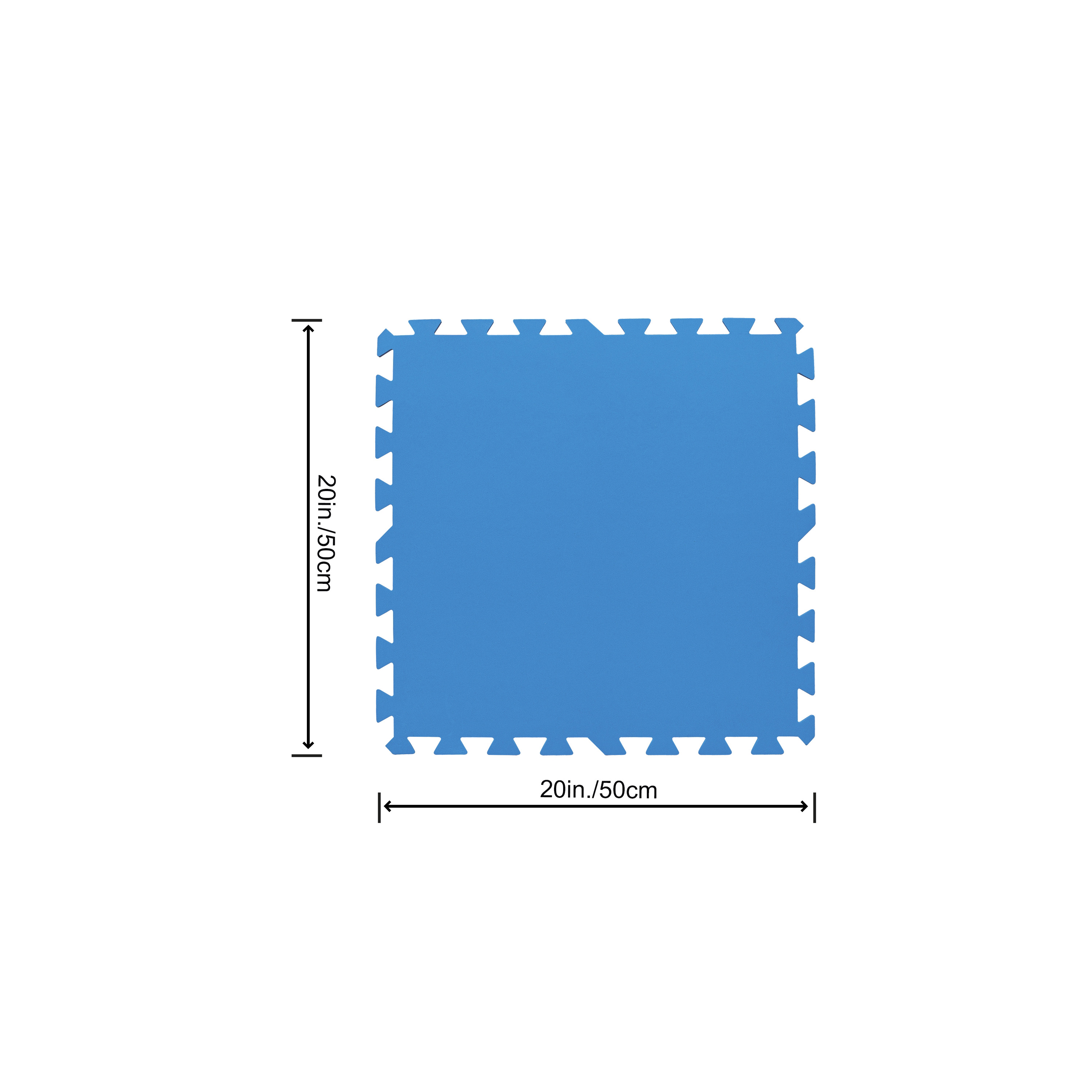 Tappetino per piscina BESTWAY 9 pezzi 50 x 50 cm - 9