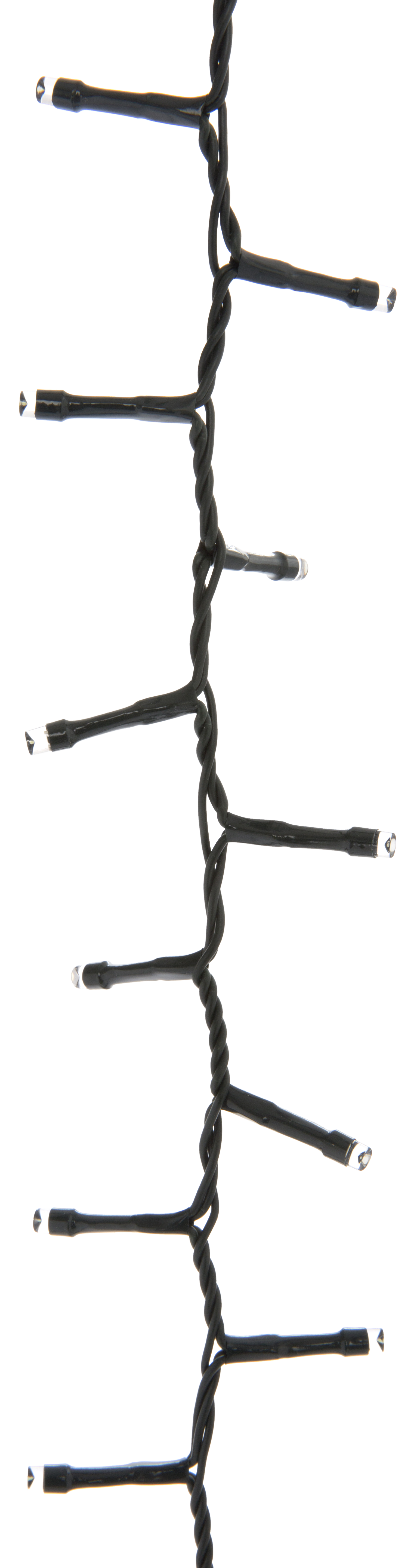 Guirnalda iluminada para árbol de 240 cm con 1000 bombillas LED blanco de 27.50 metros de iluminación para exterior con transformador - 5
