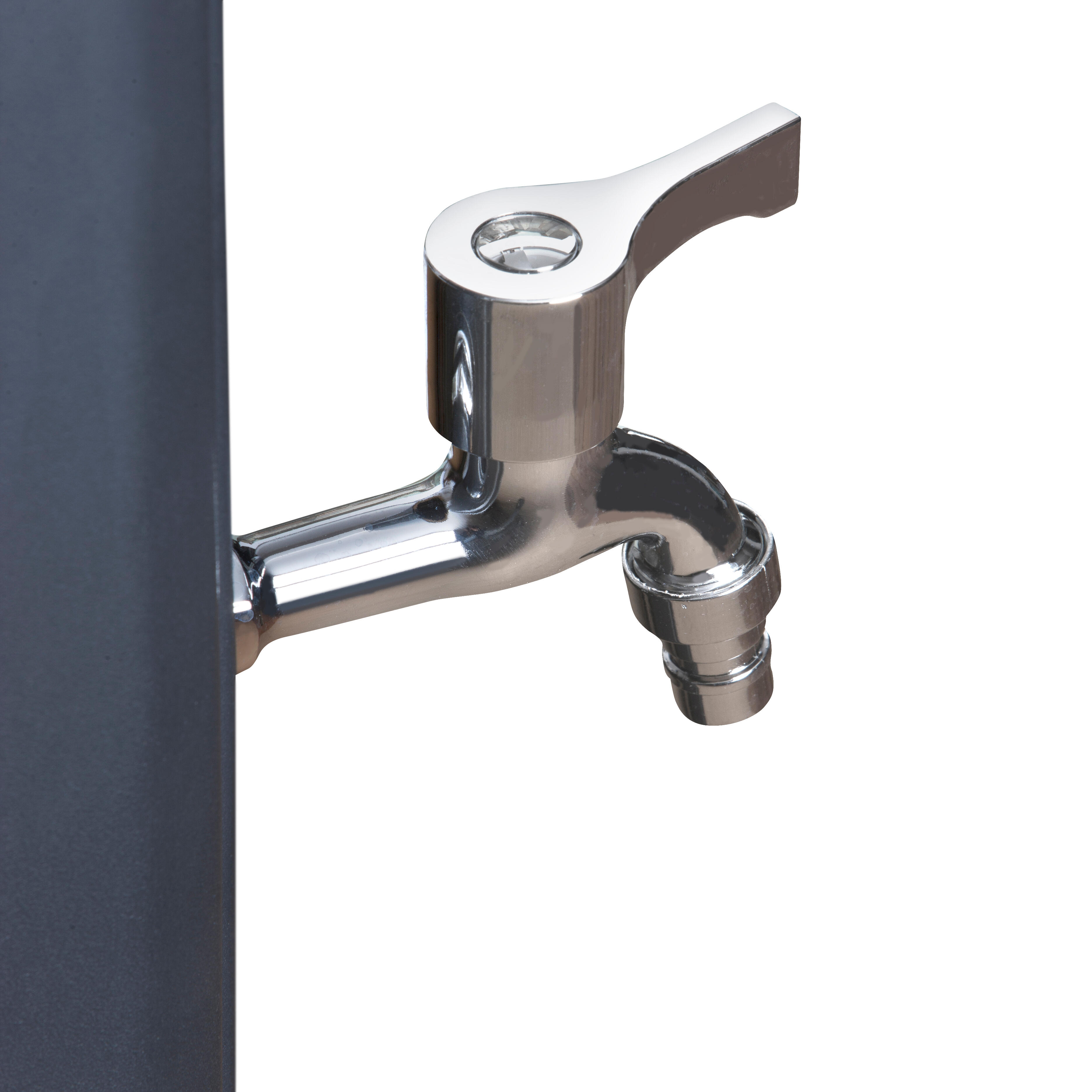 Ducha solar GRE de PVC de 25 L con lavapiés - 13