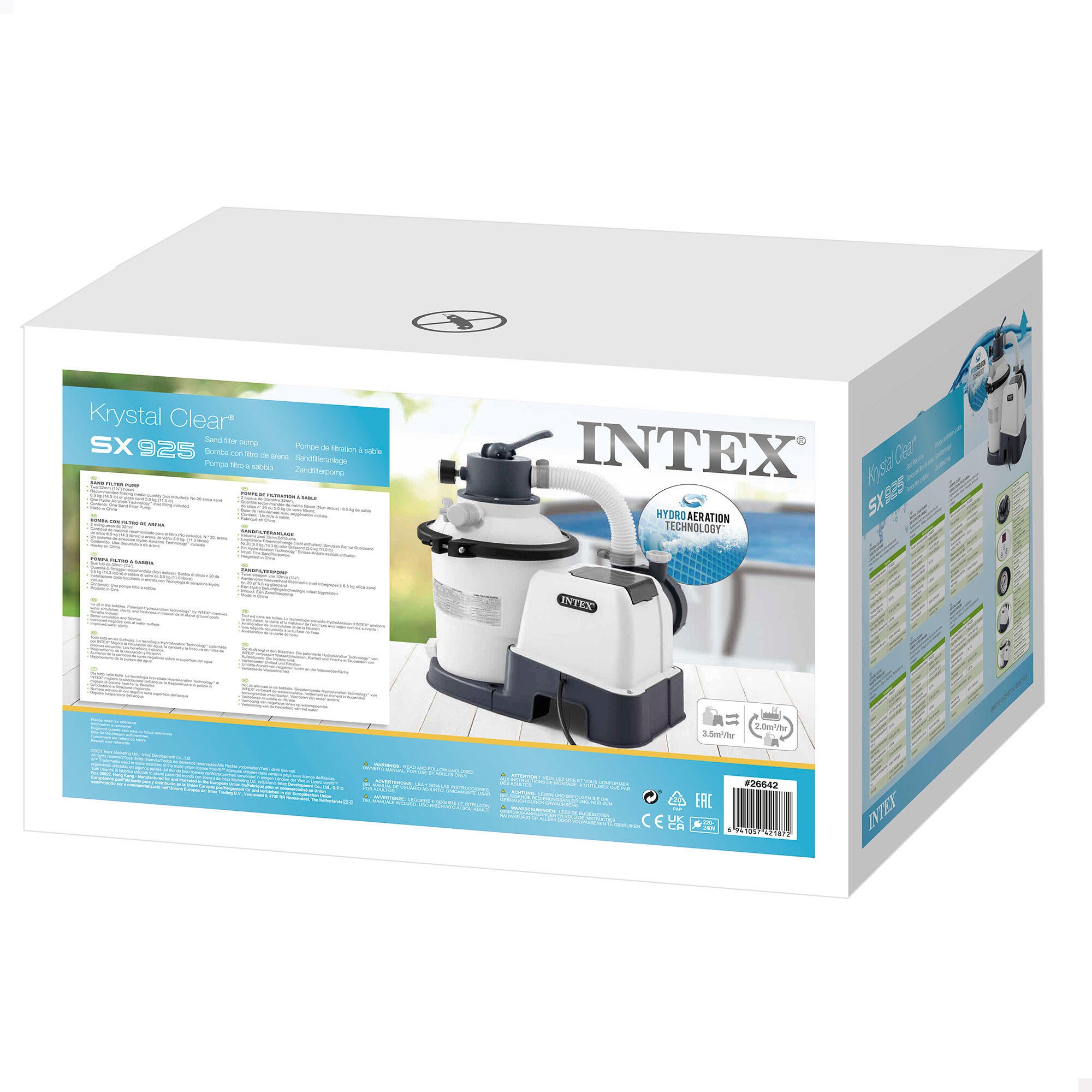 Monobloco 3500L/h piscina até 17 m³ Intex - 7
