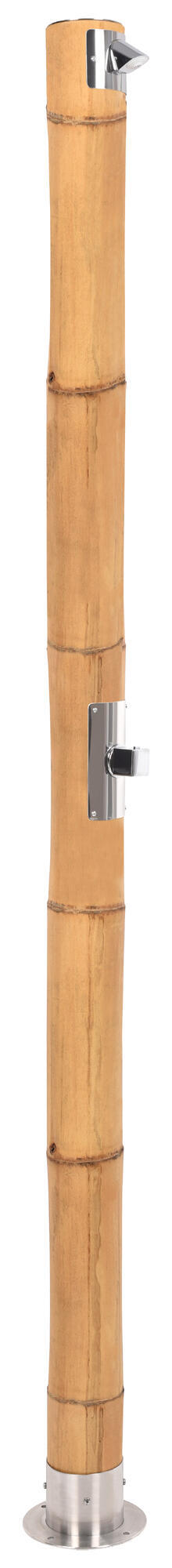 Ducha de piscina aqa ecologic de caña de bambú natural