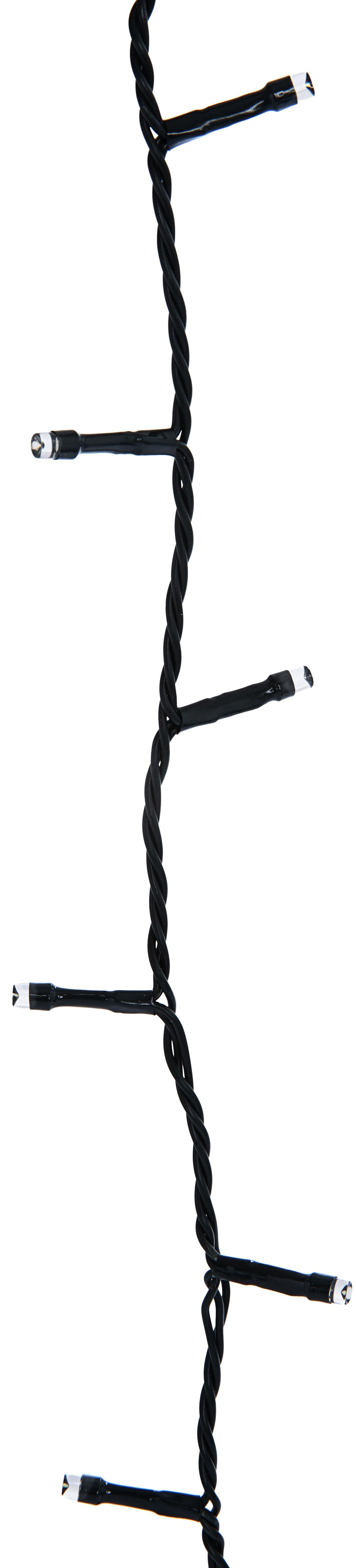 Guirnalda iluminada para árbol de 150 cm con 200 bombillas LED blanco de 12.95 metros de iluminación para exterior a red eléctrica - 5