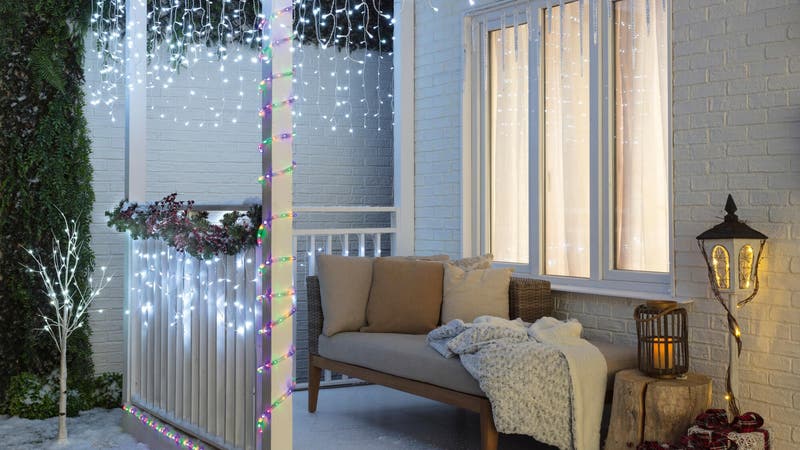 Mejorar esfera Permuta Ilumina tu terraza o balcón y comparte tu espíritu navideño | Leroy Merlin