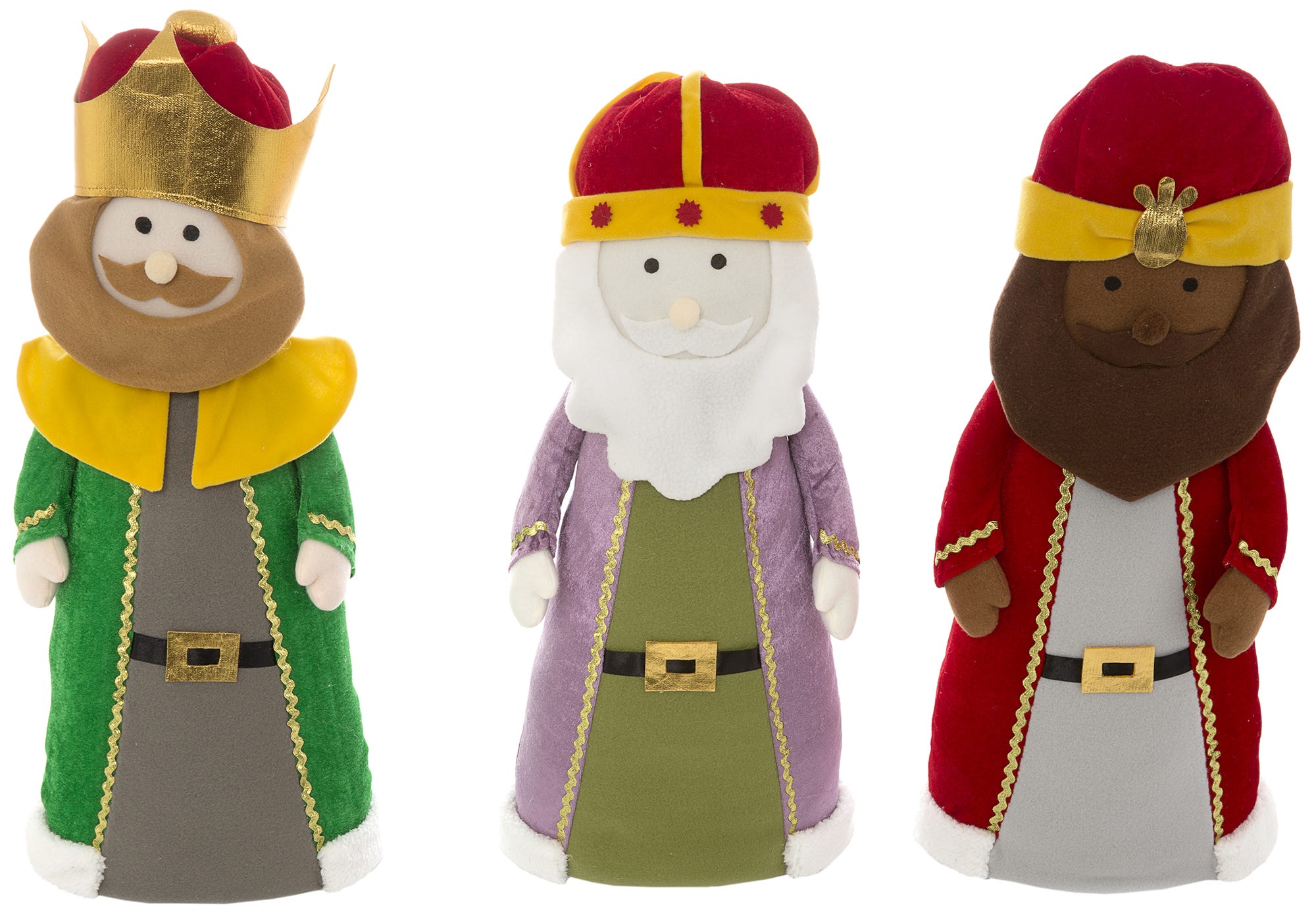 Reyes Magos Fravega Ofertas Juguetes Pack De Los Reyes Magos 60 Cm
