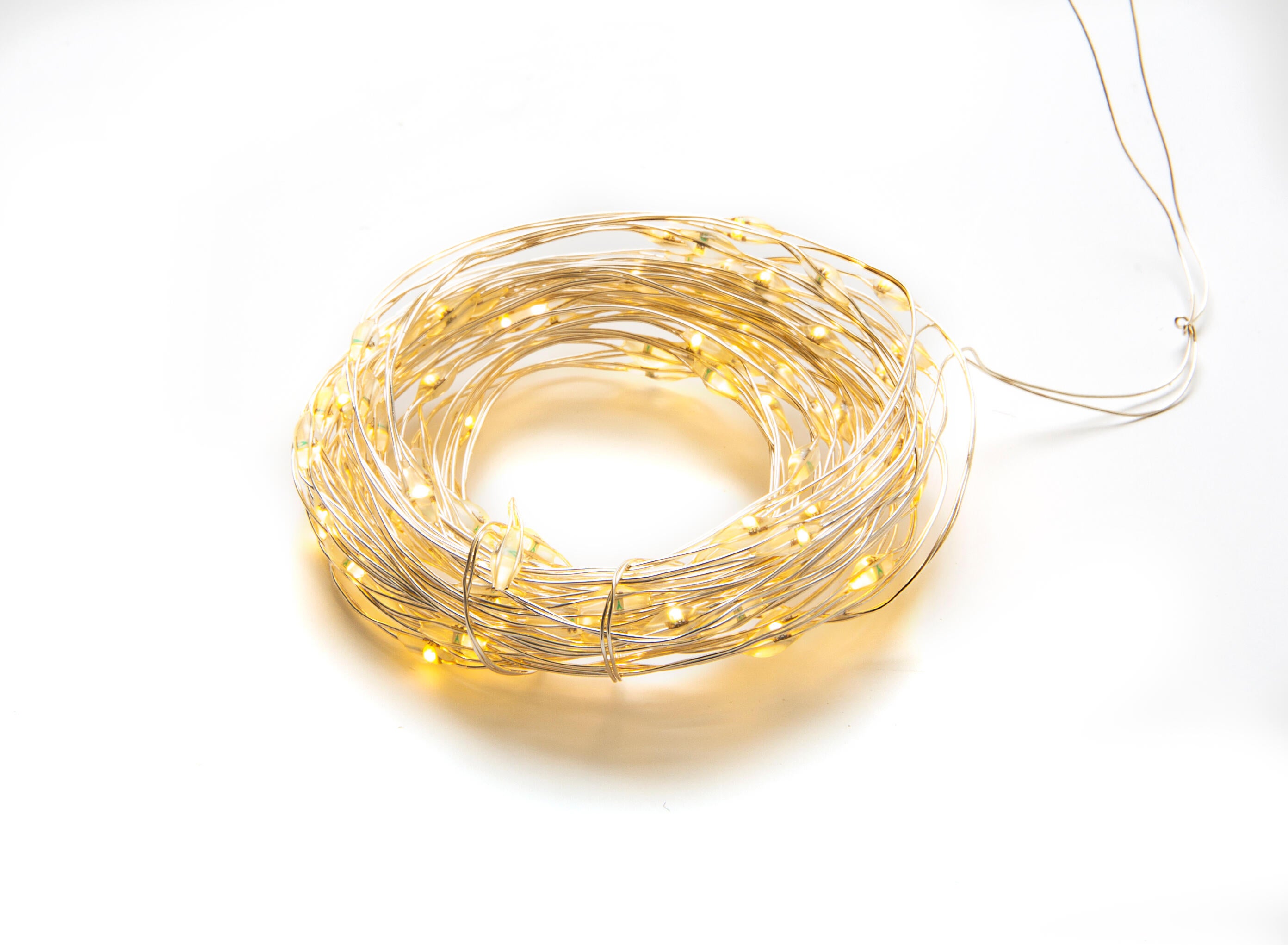 Grinalda iluminada microled para interior 495 cm branco quente - 9