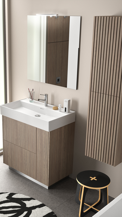 Inspiración de fin de semana: Espejos de baño con balda  Bathroom mirror  with shelf, Bathroom design, Beautiful bathrooms