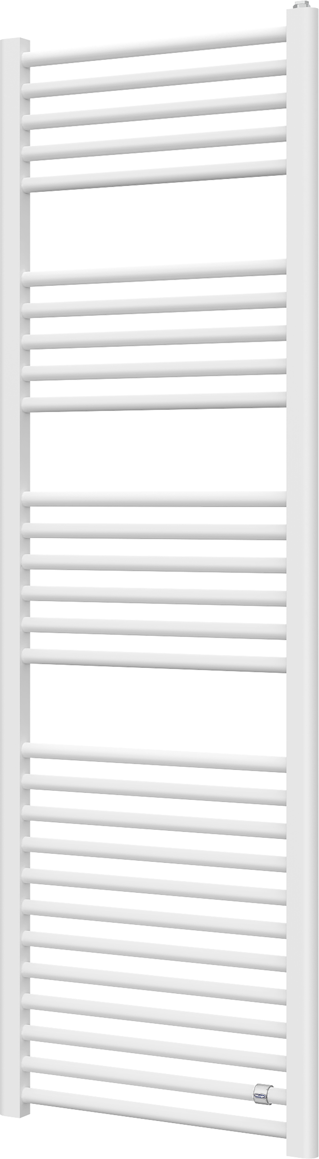 Termoarredo bagno DE'LONGHI 154.6 x 50 cm interasse 450 mm bianco serie Kiara