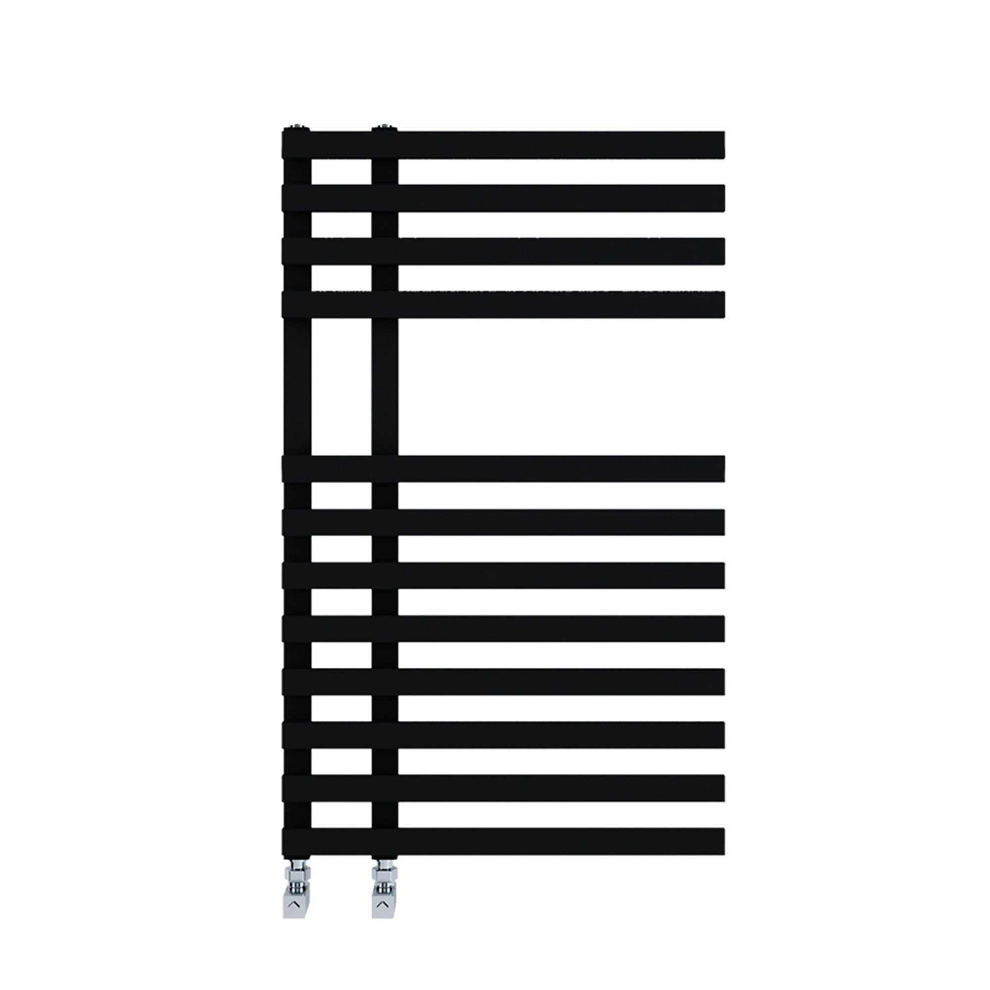 Radiador toallero de agua rointe venezia 77x50 negro