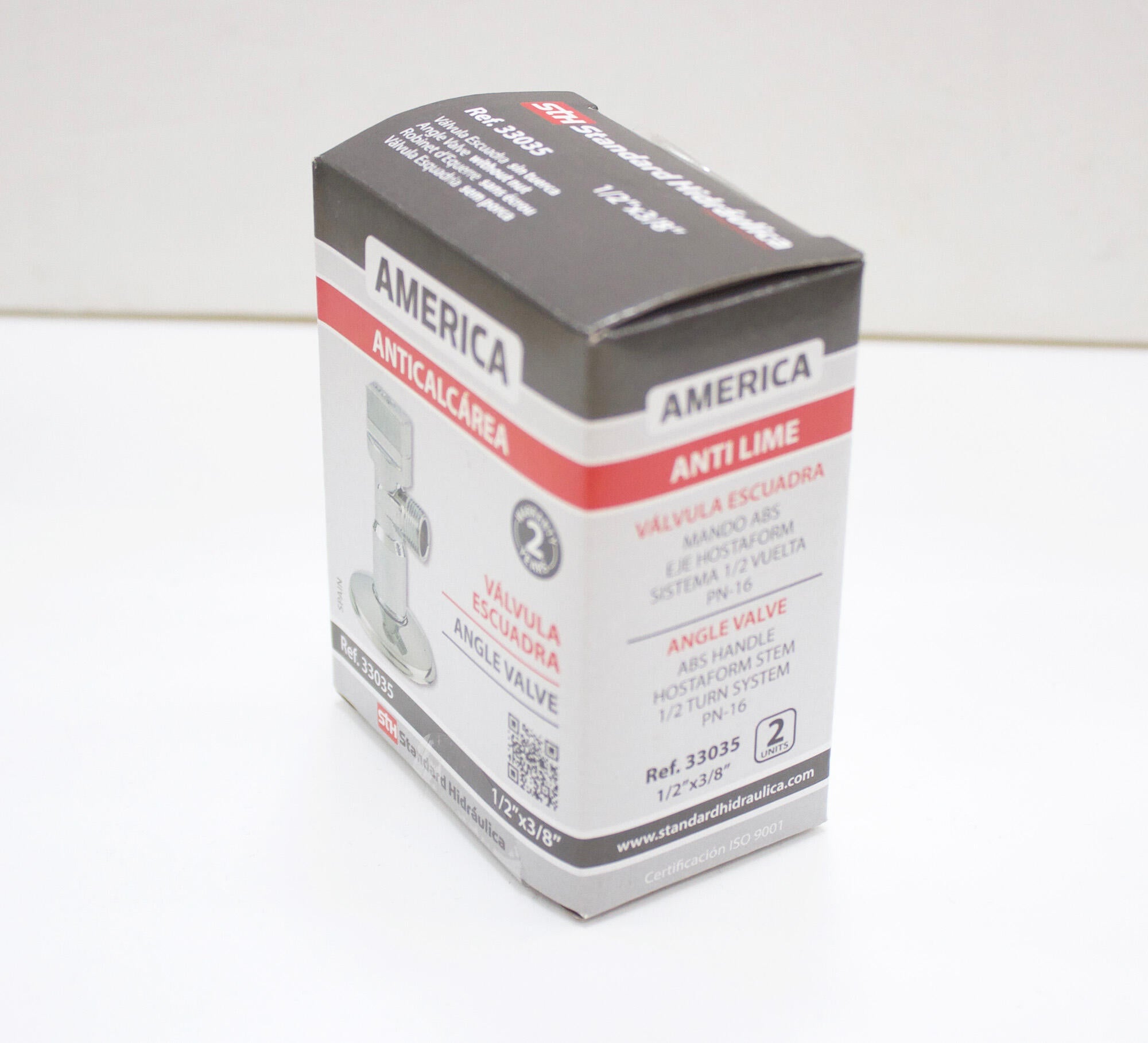 Llave escuadra america antical 1/2-3/8 2ud - 5