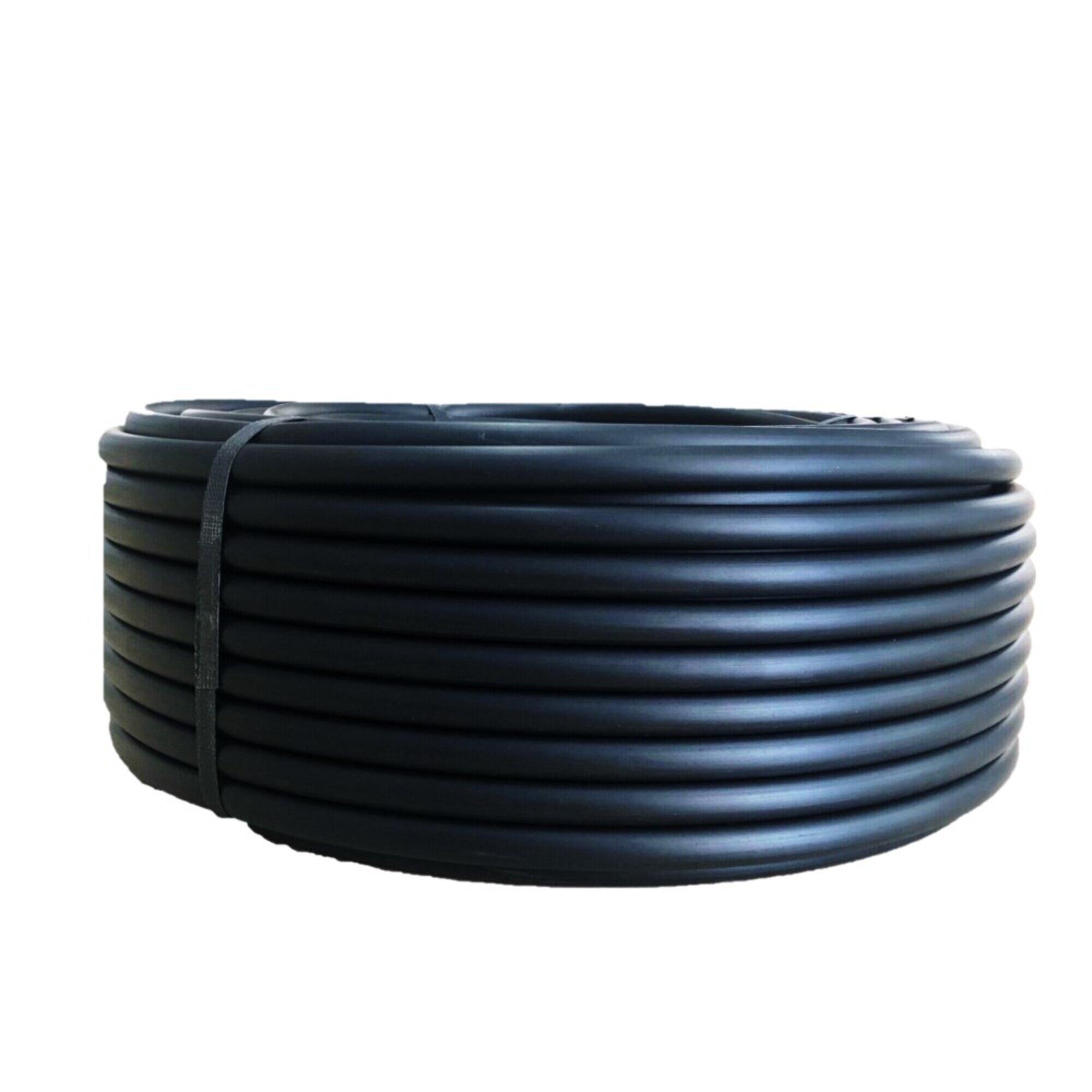 Tubería de goteo 16 mm 100 metros negra.