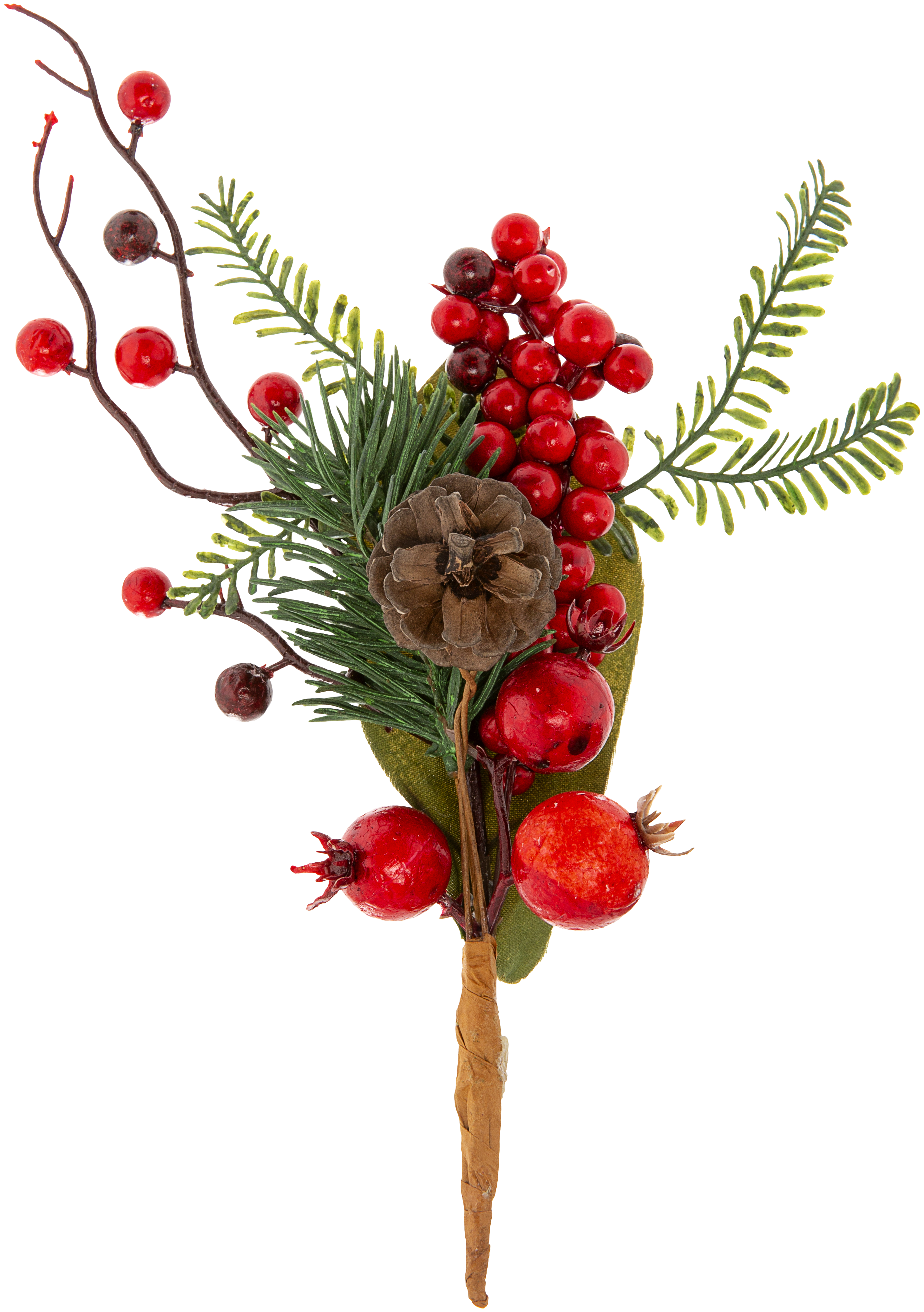 Rama con bayas rojo Ø 20 cm - 4