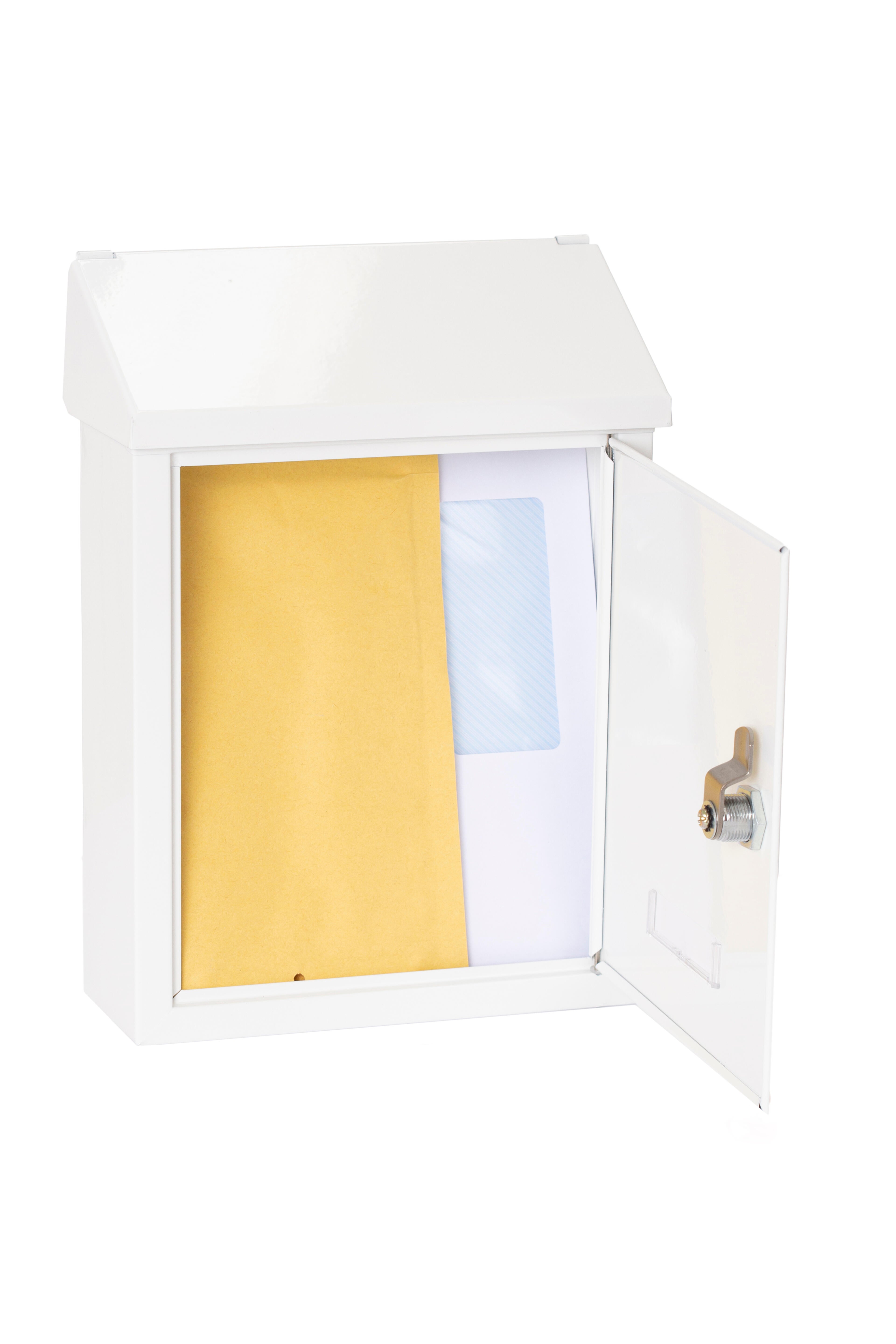 Caixa para documentos Arregui Smart aço branco 30x21.6x8cm - 12