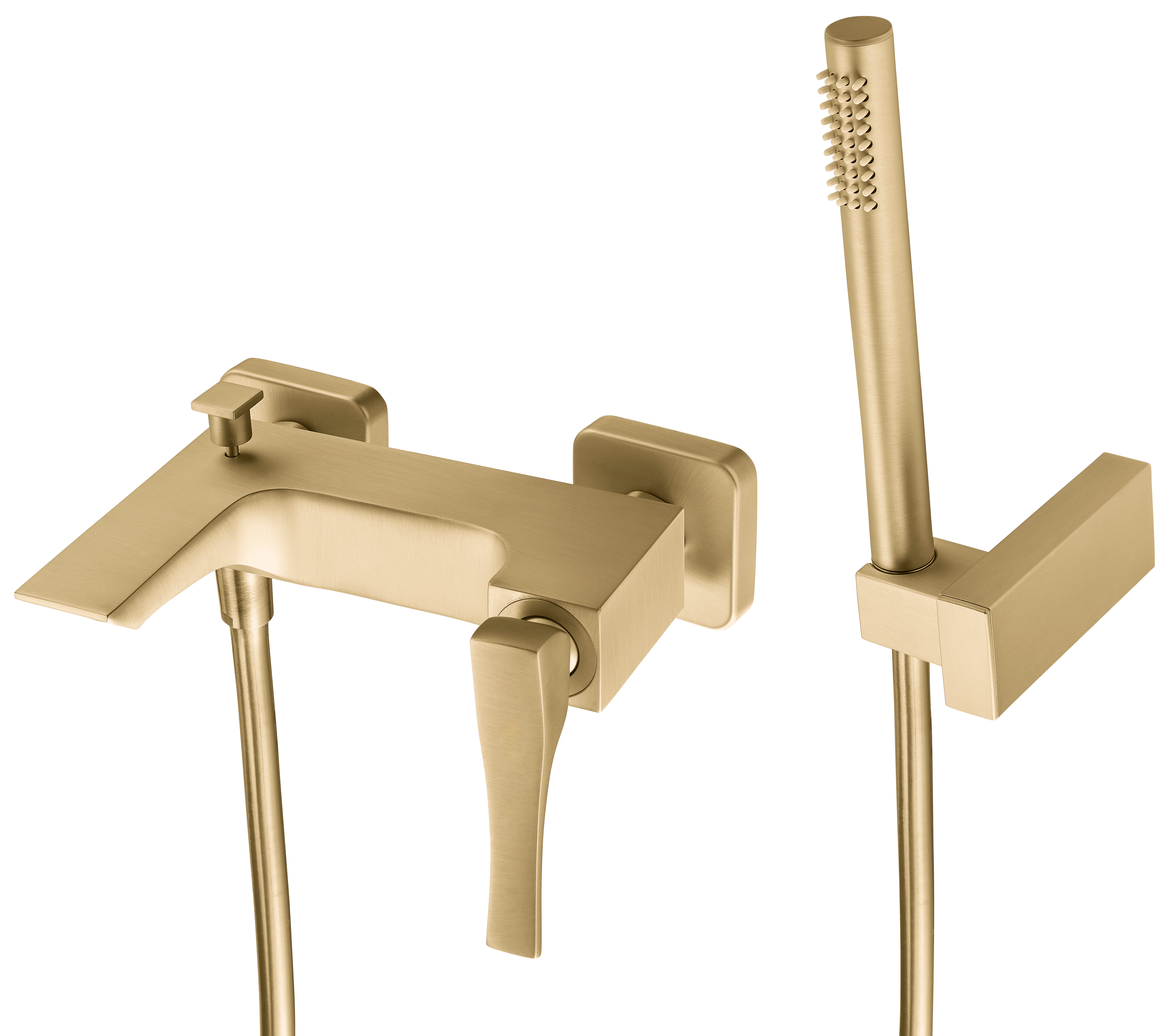 Grifo bañera maier skip oro cepillado
