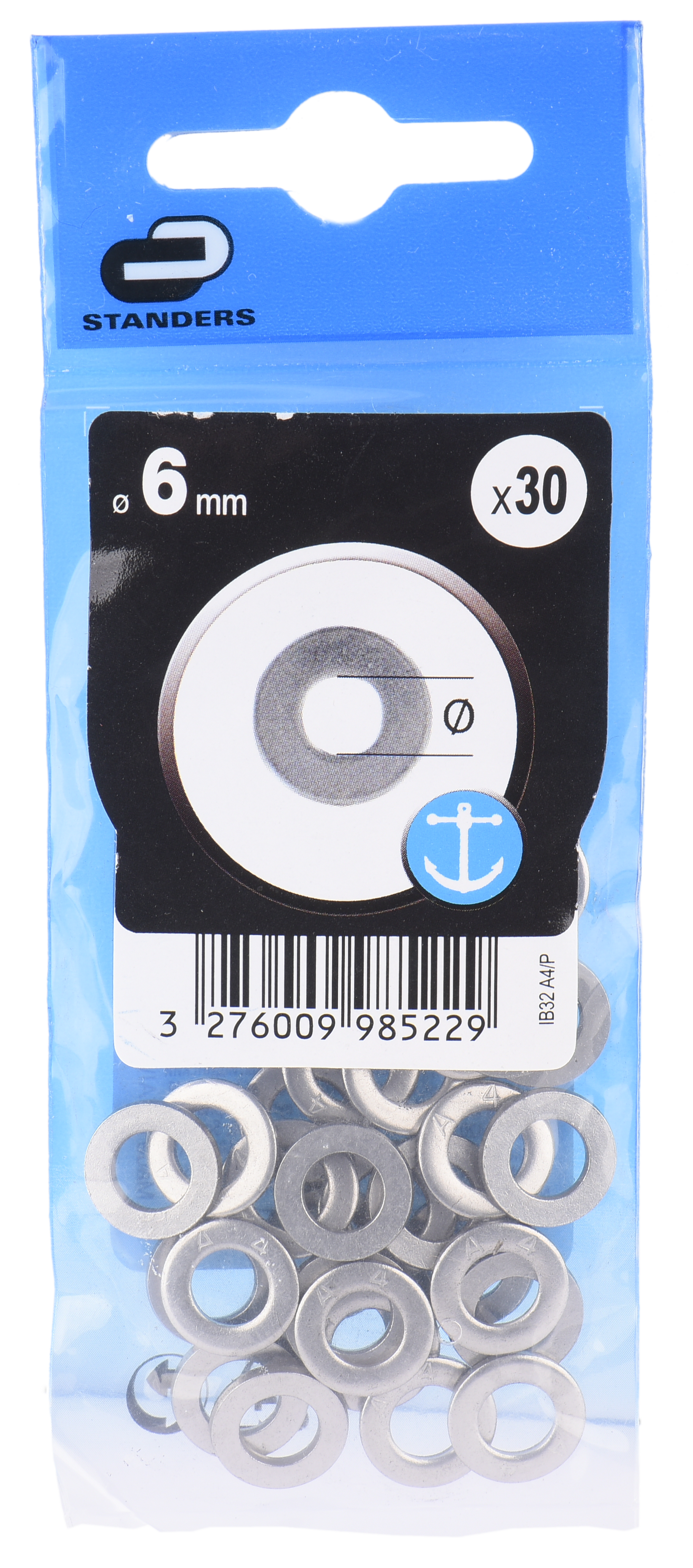 30 Anilhas STANDERS LARGAS D6 - 4